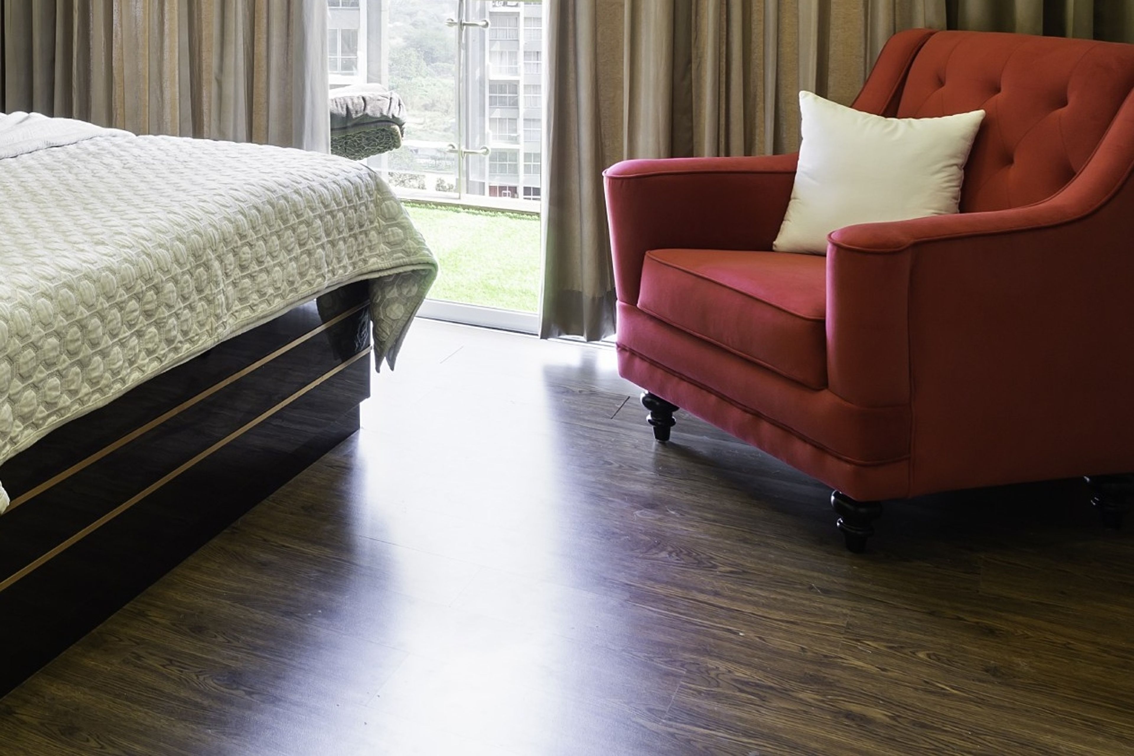 Rustic Flooring Design With Wood - Livspace