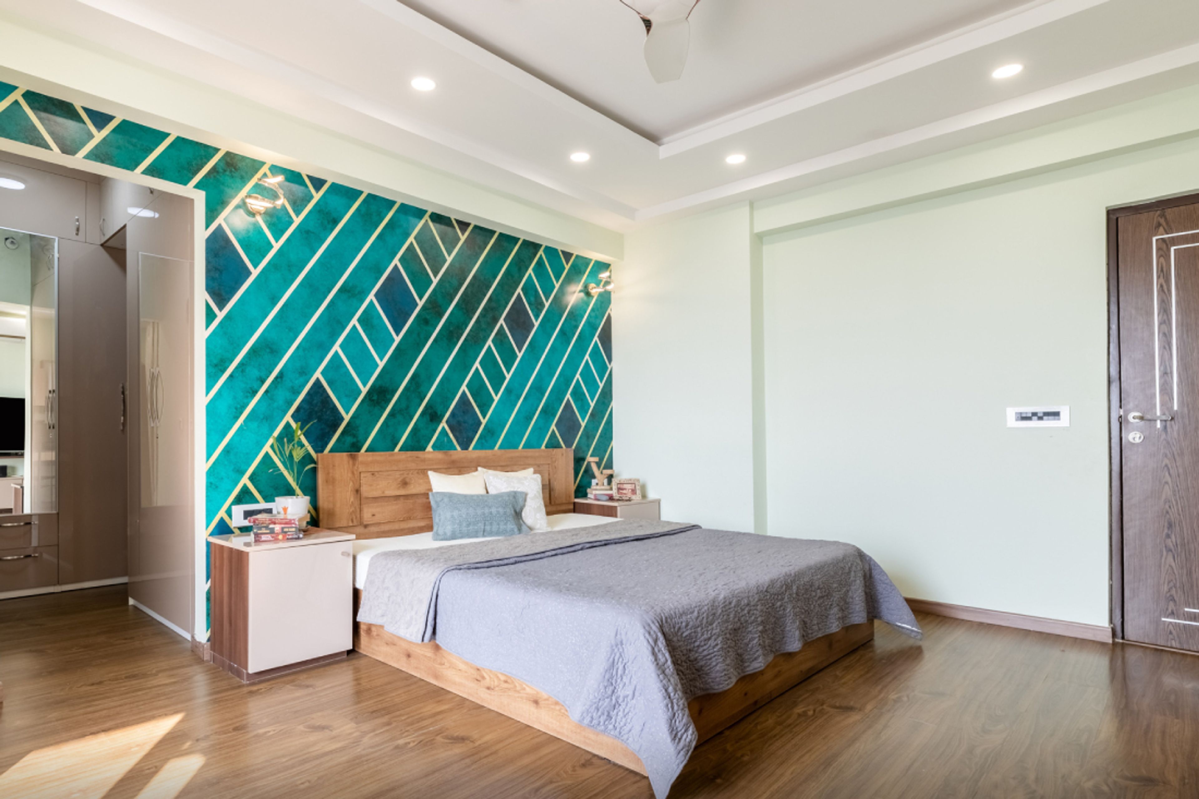 Dark Wood Floor Tiles Design For Bedrooms