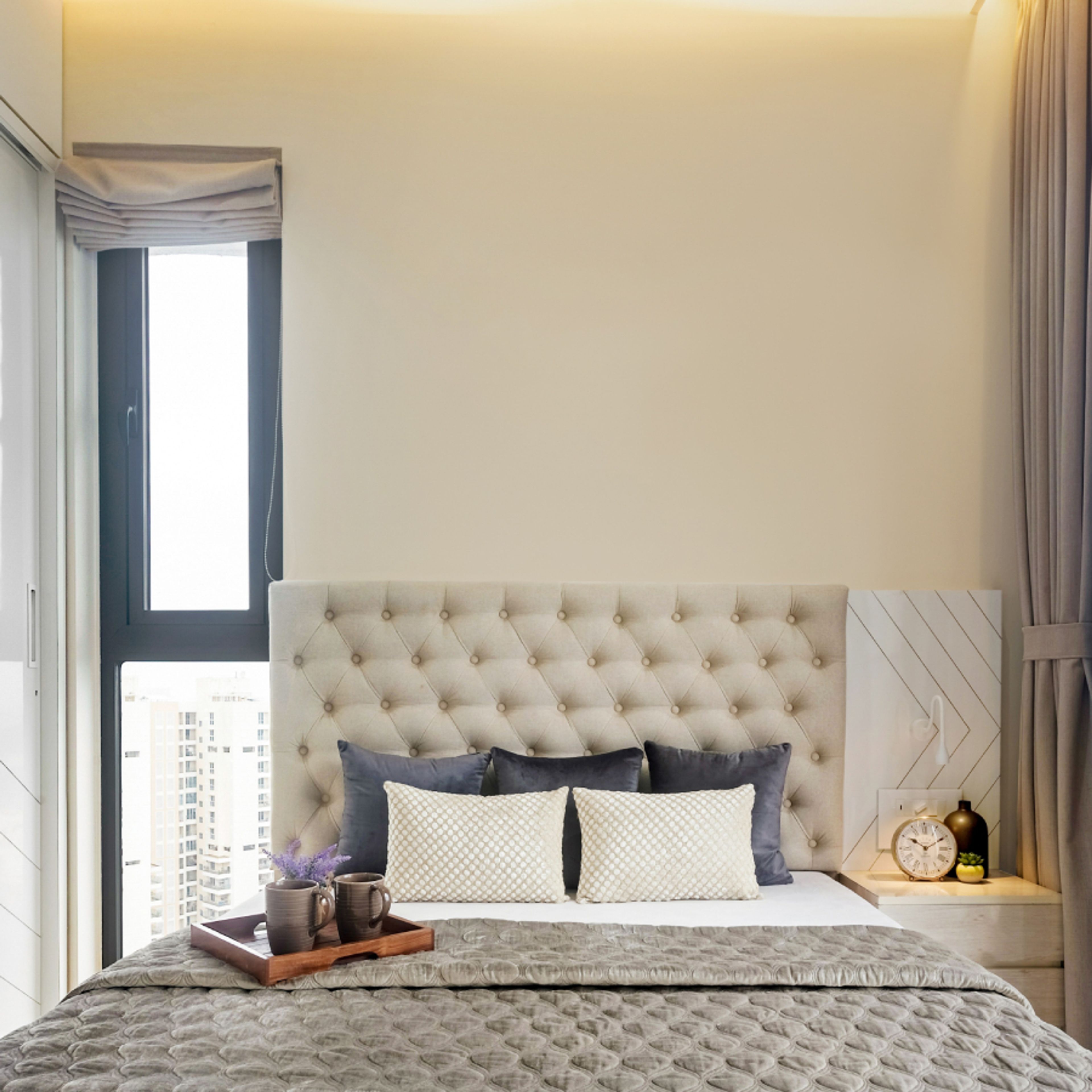 Clean And Minimal Bedroom Colours For Contemporary Houses