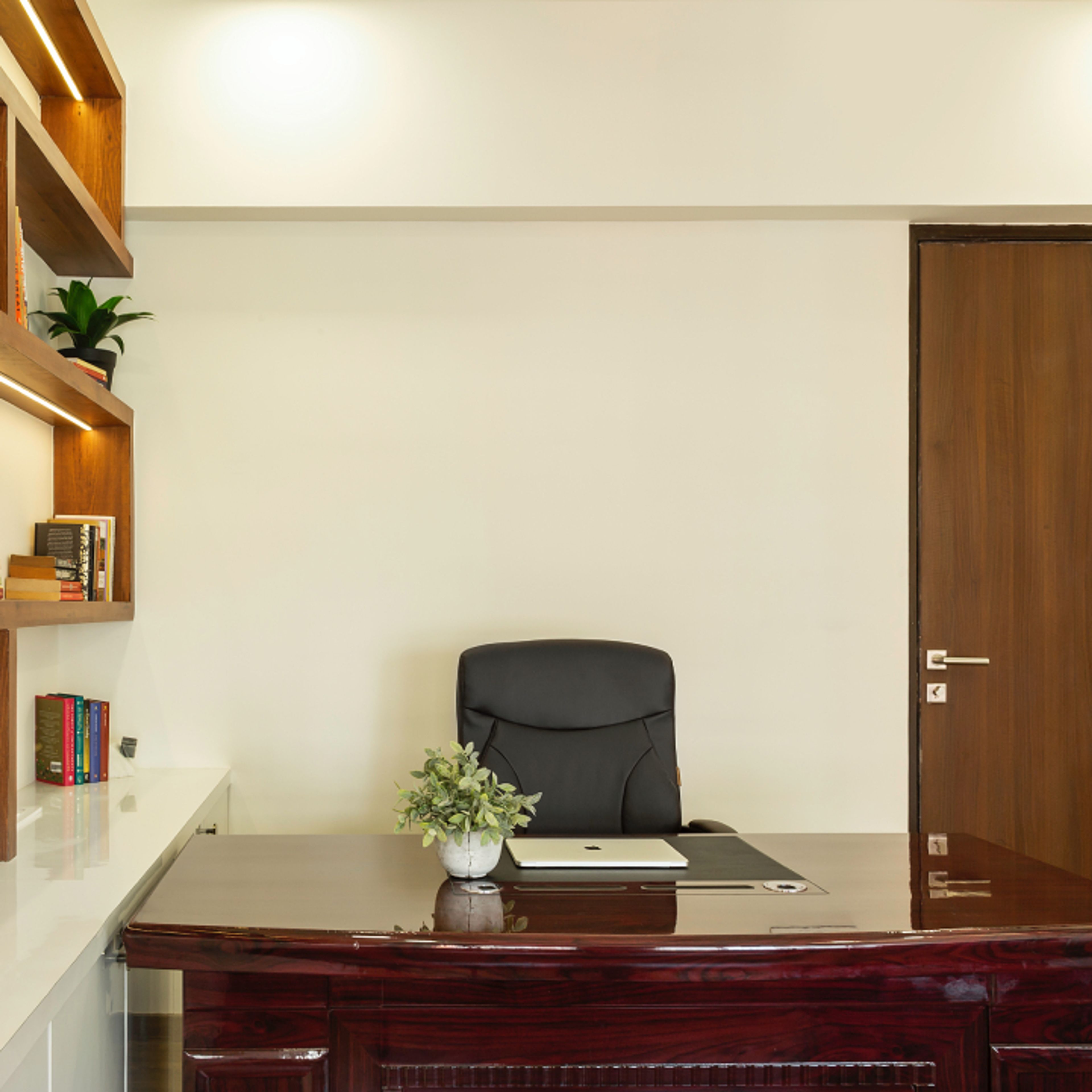 Low-Maintenance Beige Wall Paint Design - Livspace