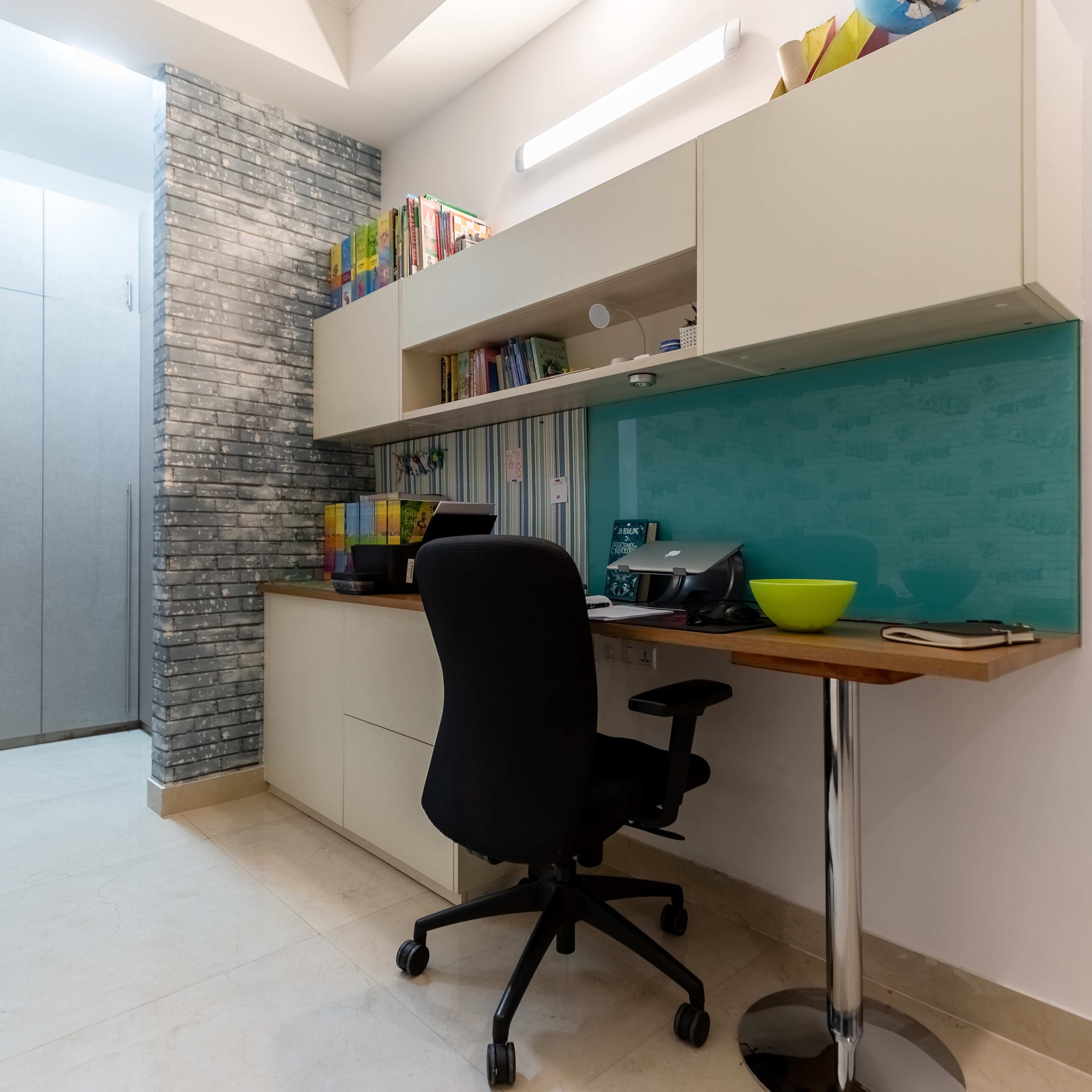 Dual-Patterned Bedroom Wallpapers - Livspace