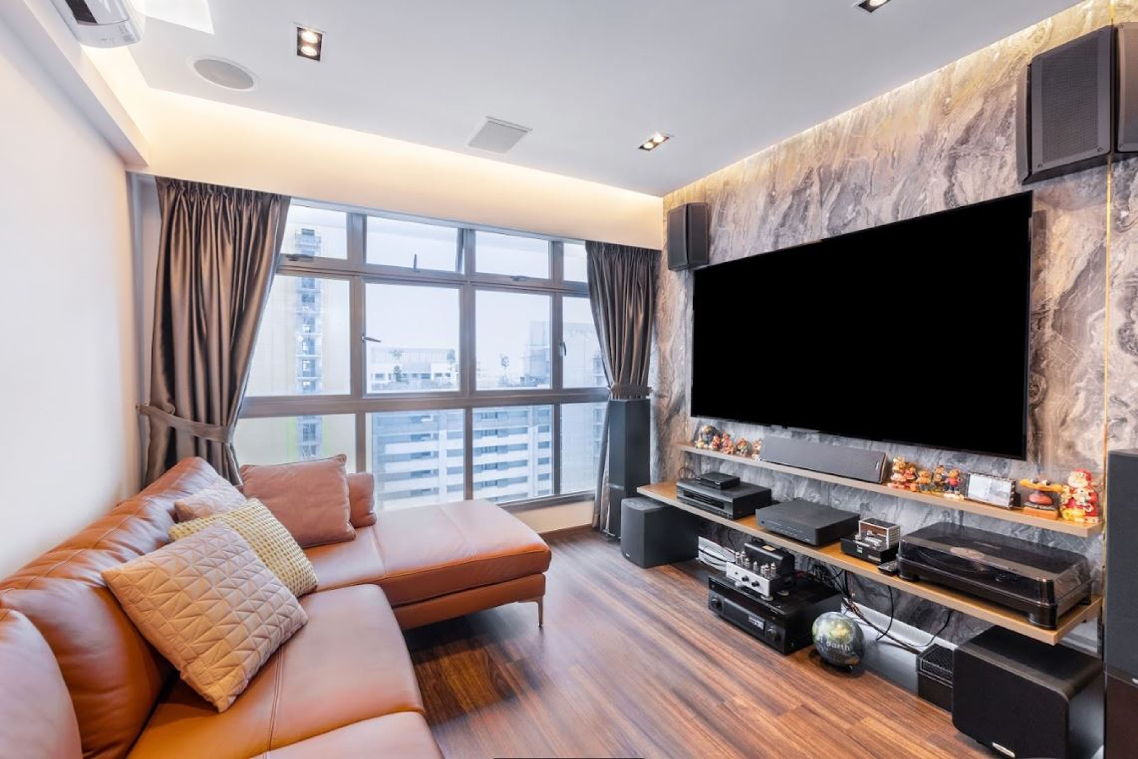 White False Ceiling For Living Rooms - Livspace