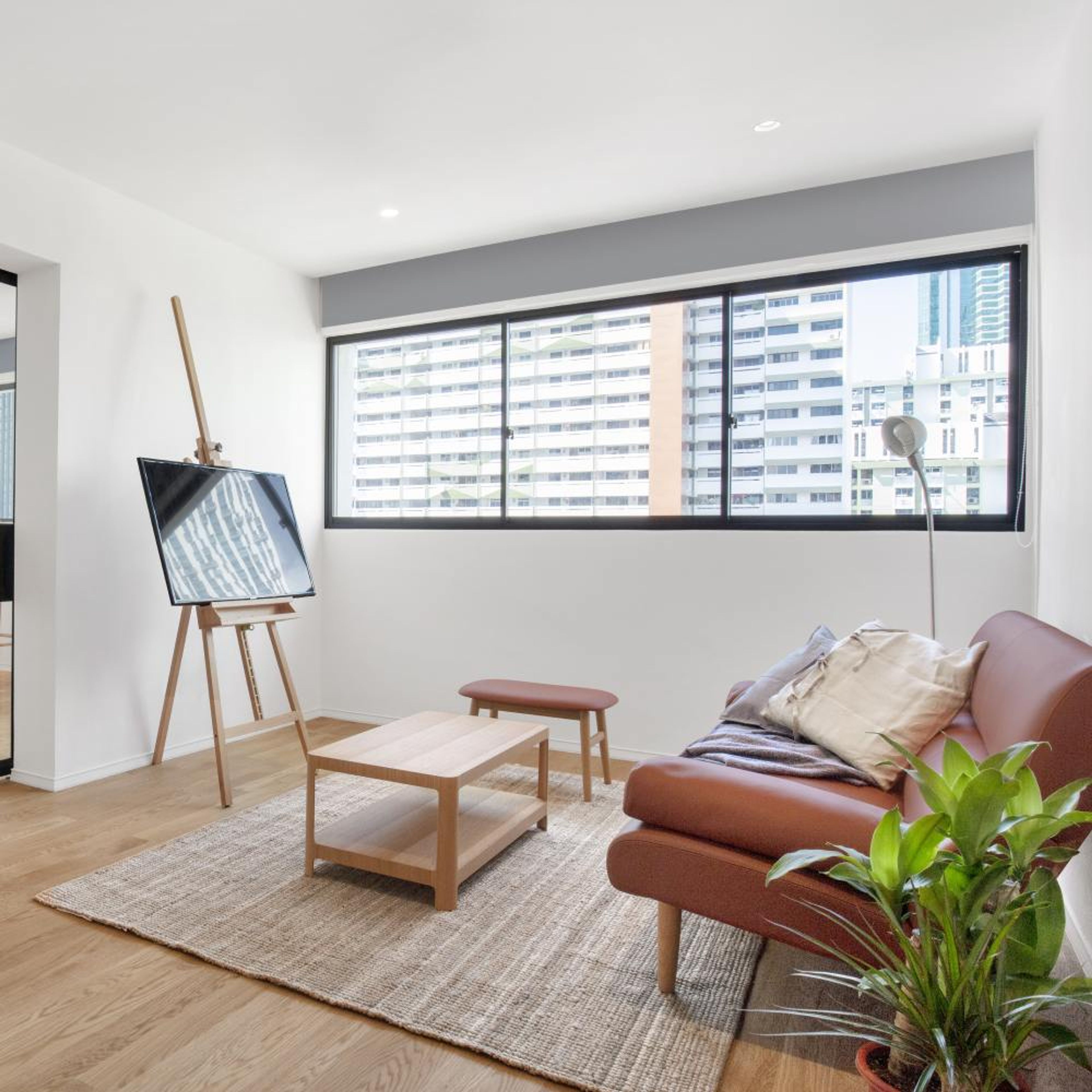 Light Brown TV Unit - Livspace