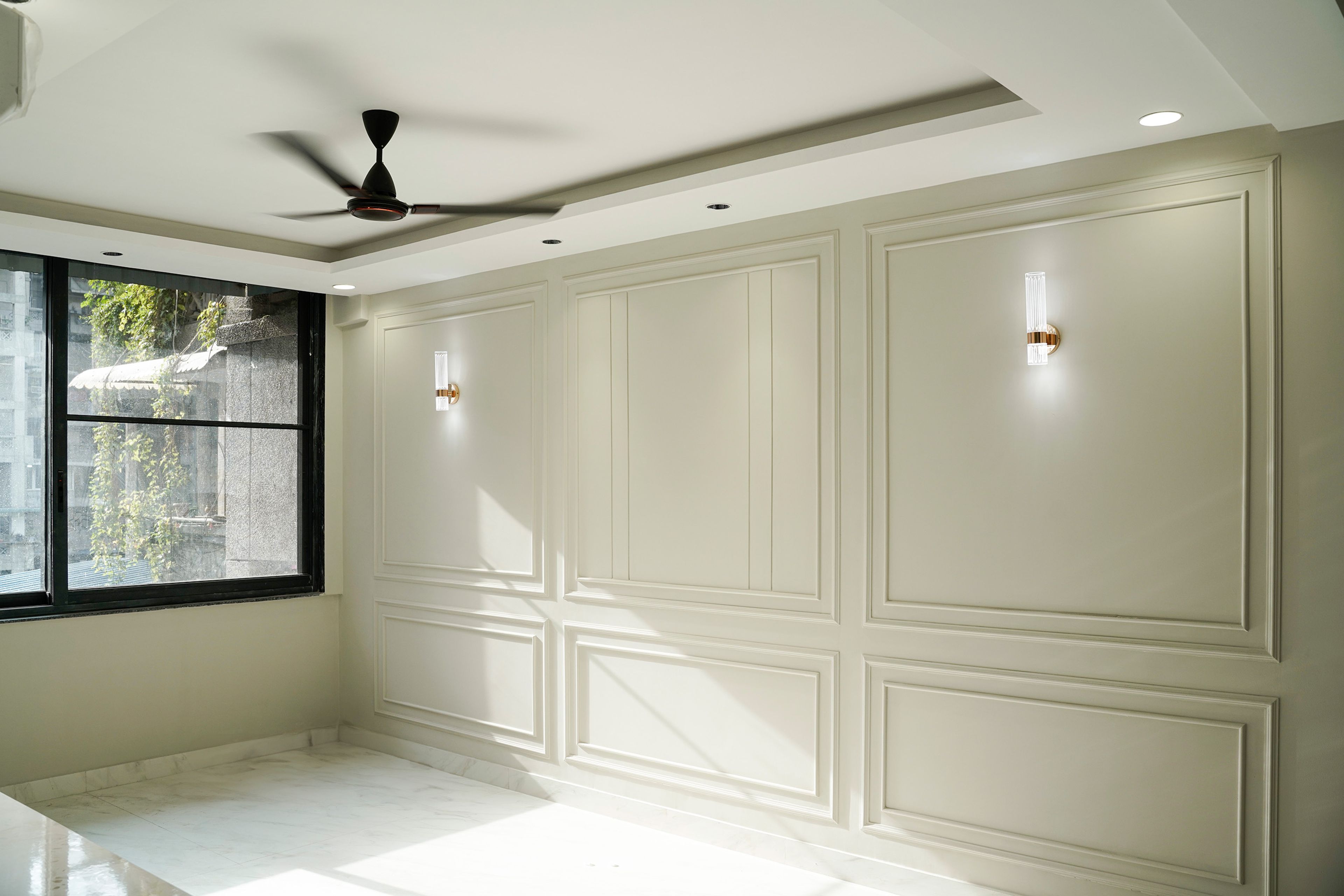 Off- White Wall with Trims