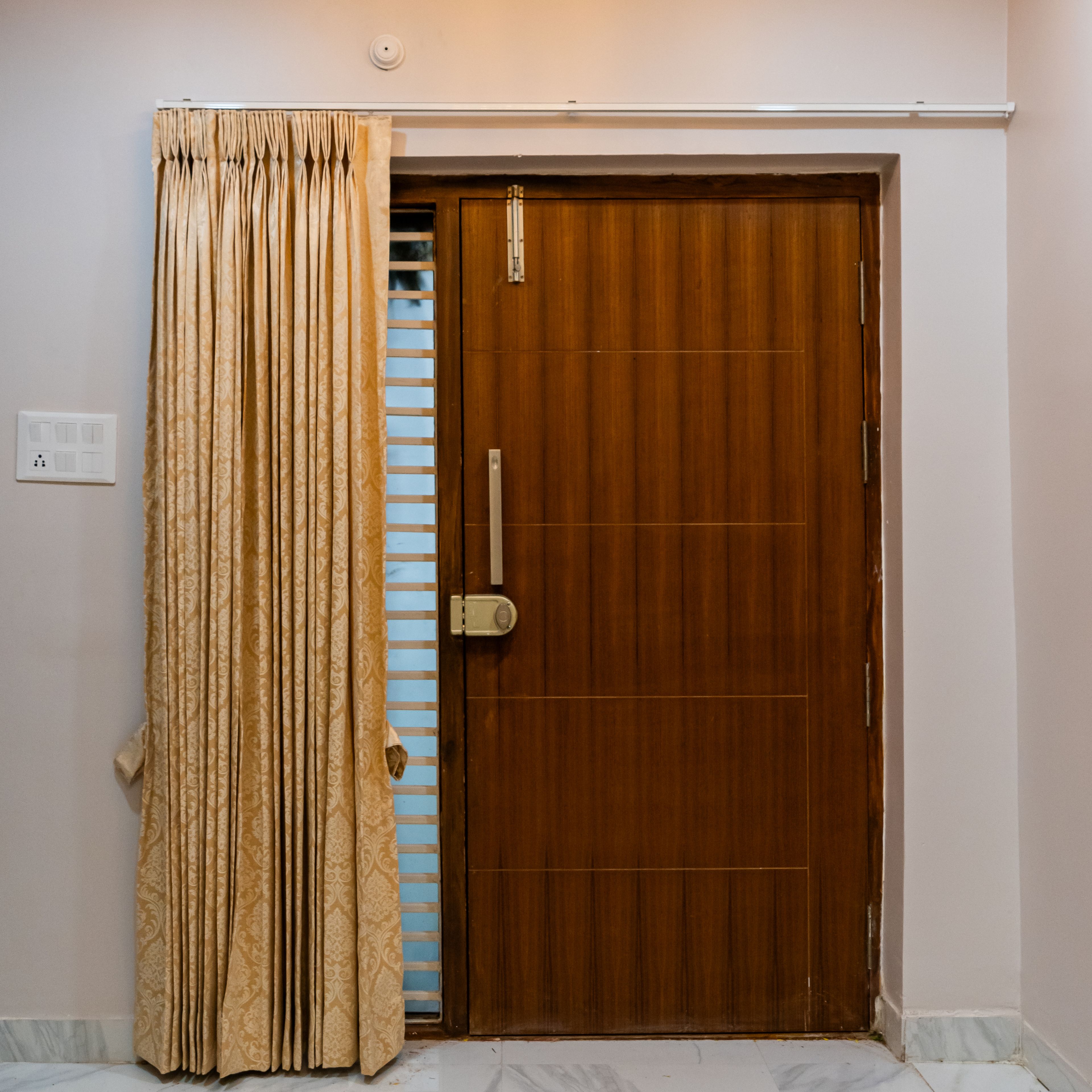 Wooden Brown Door Design