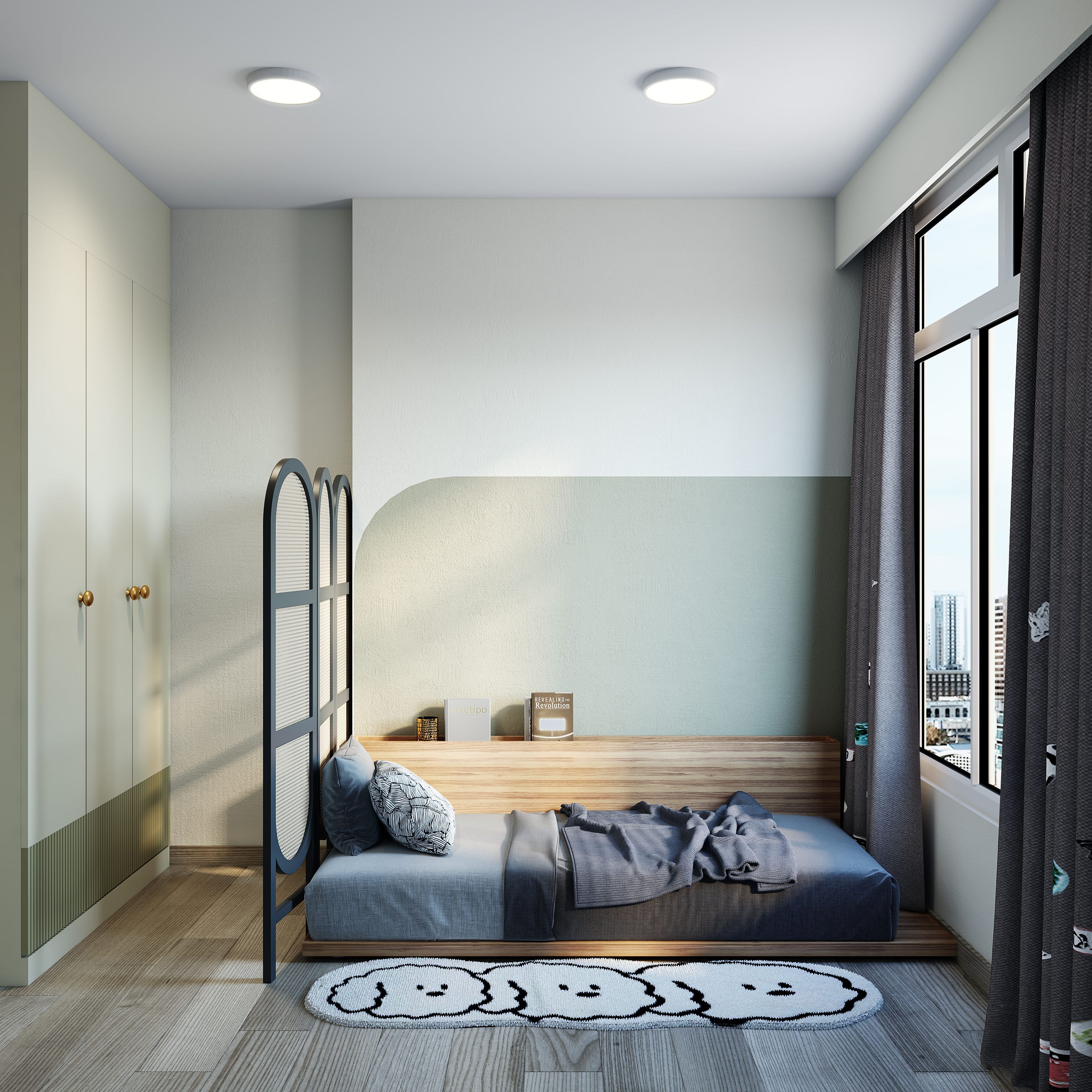 Pastel Green Wall Paint - Livspace