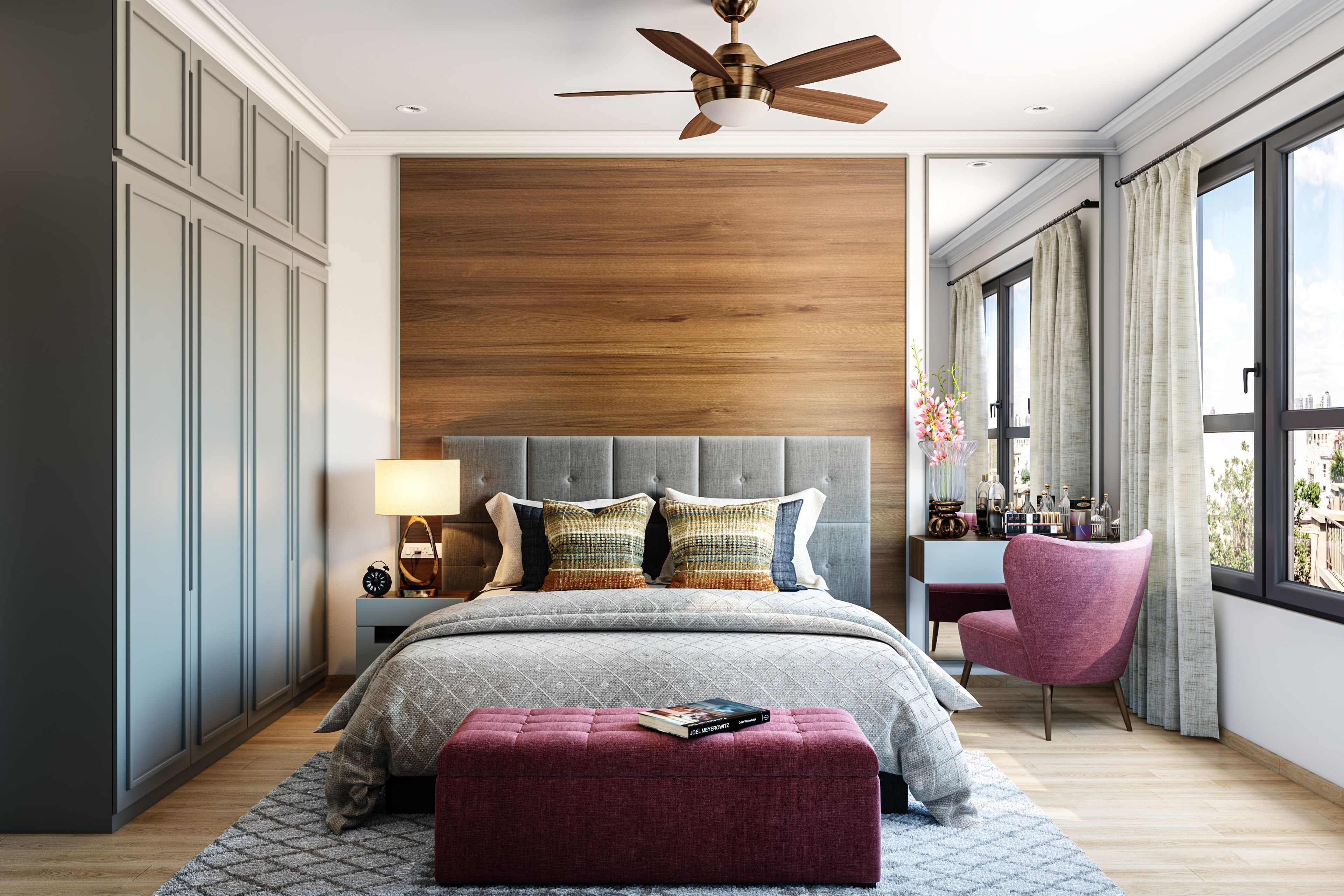 Classic Master Bedroom Design With A Queen Size Bed