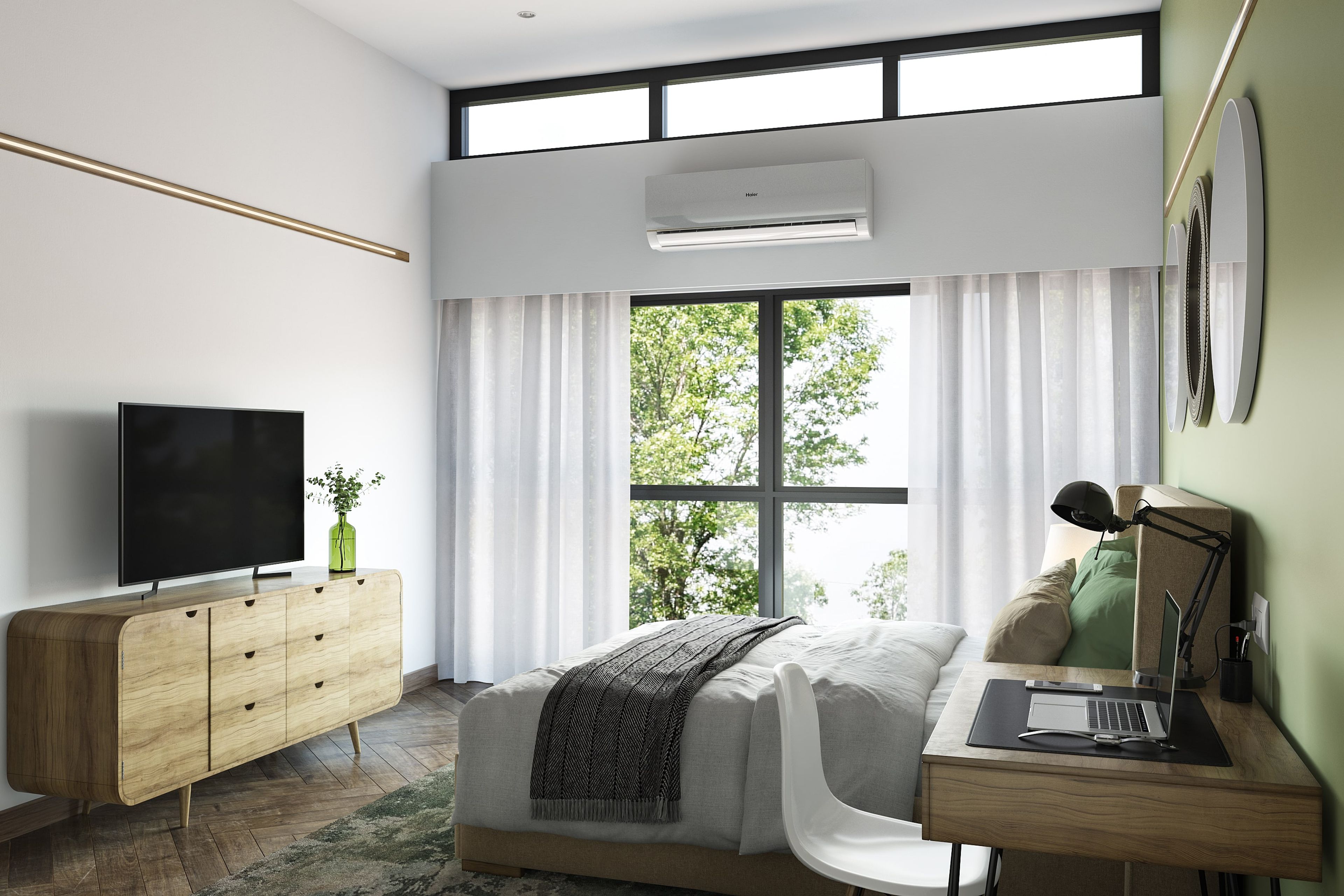 Classic Beige TV Unit - Livspace