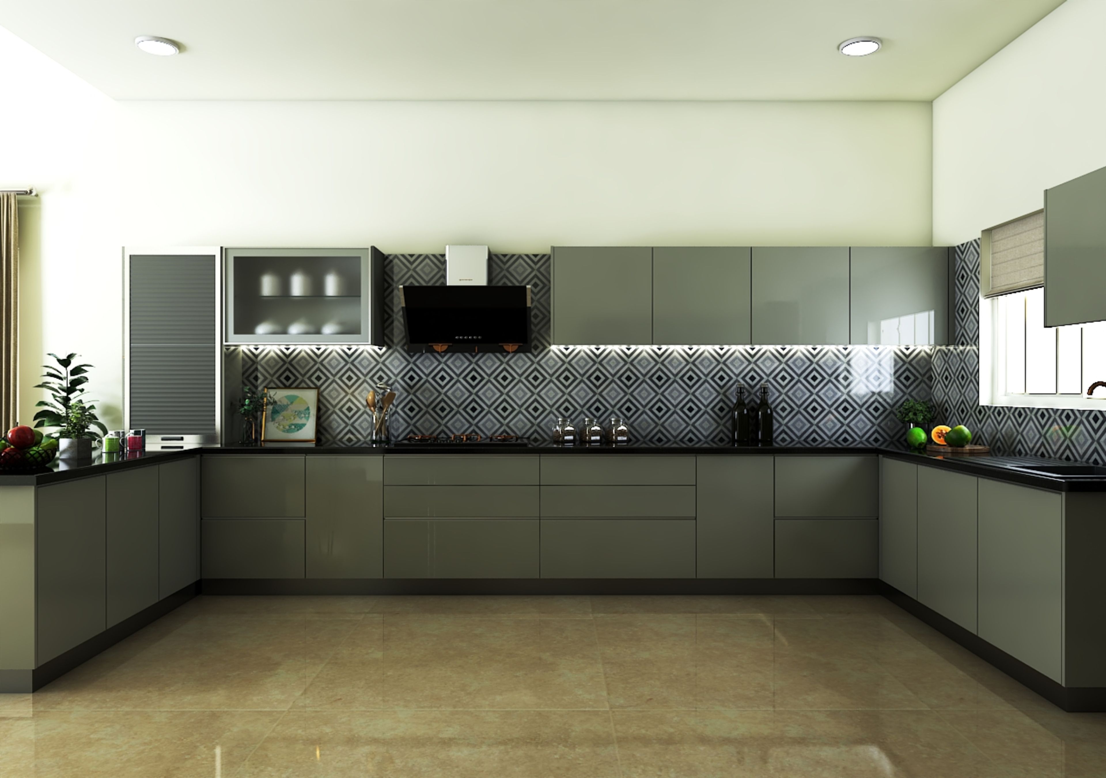 Light Grey Social Kitchen
