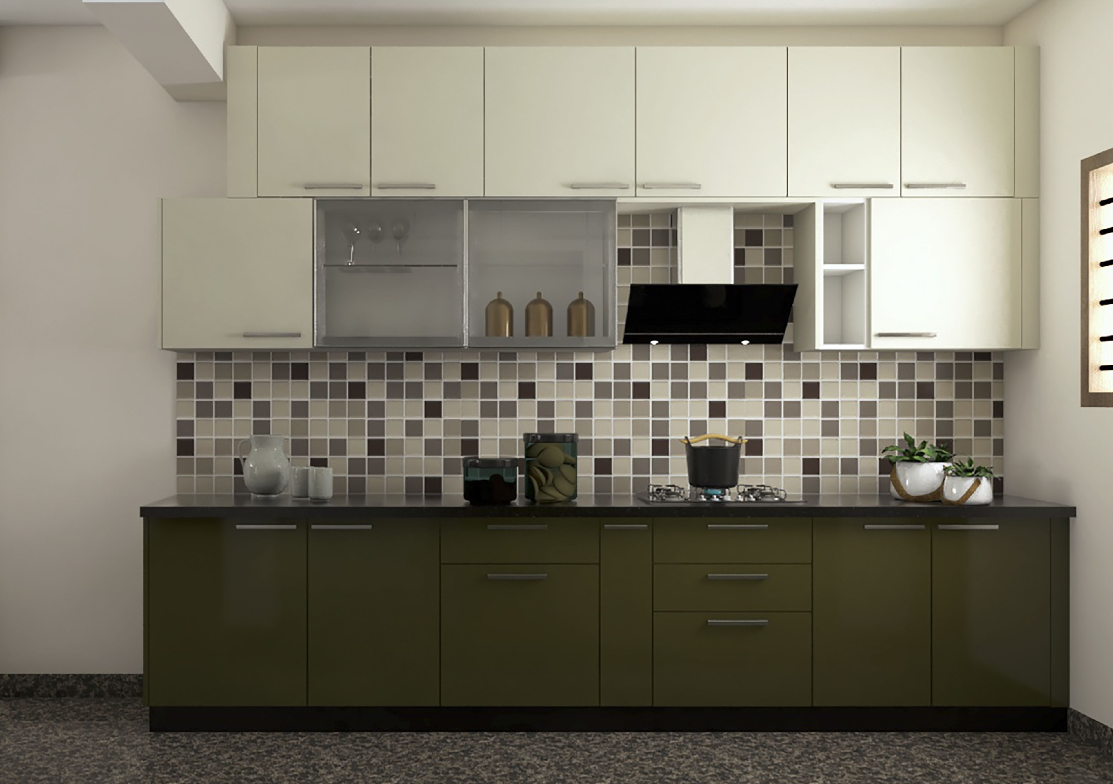 Citrus Parallel Modular Kitchen