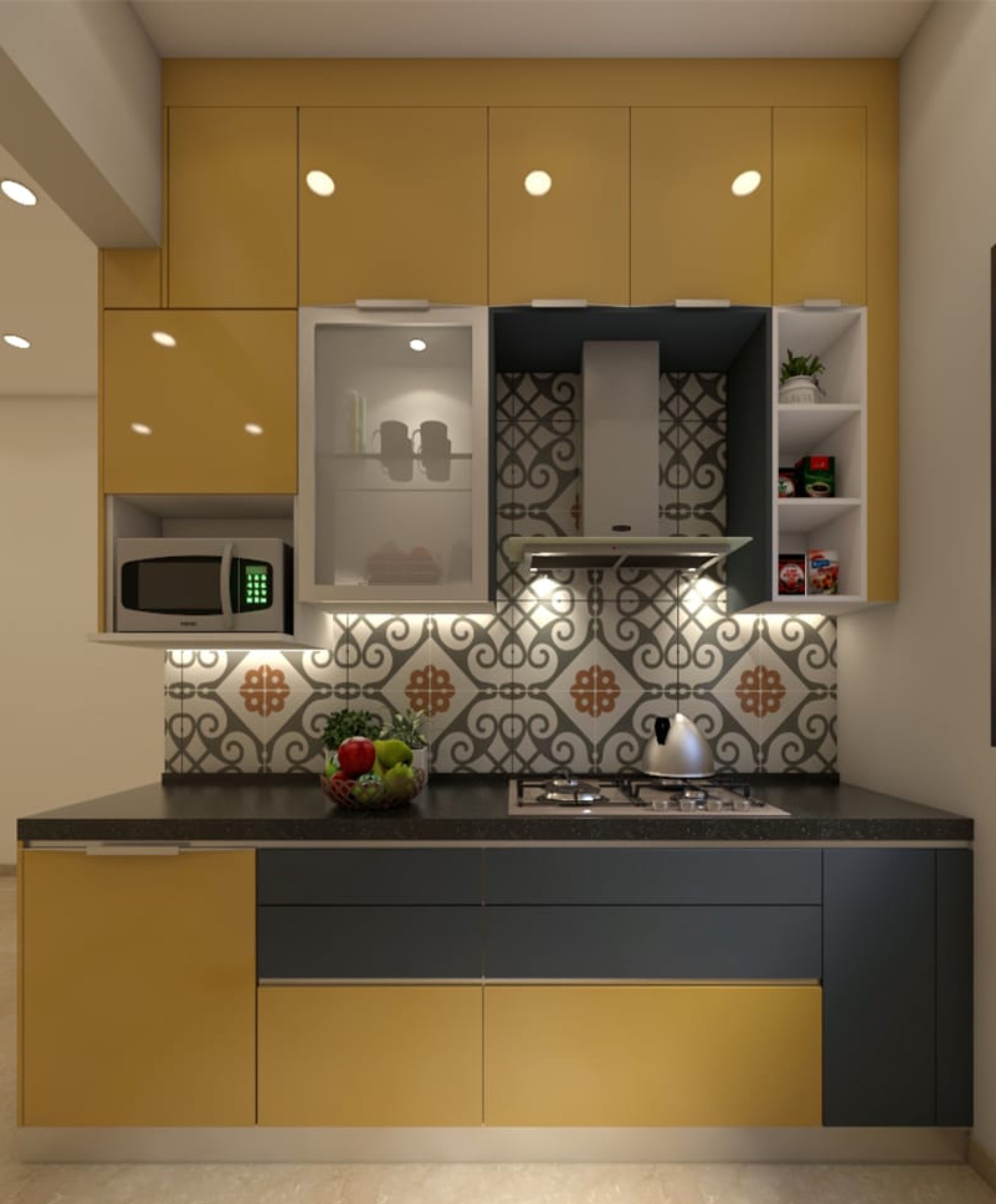 Contemporary Vibrant Kitchen