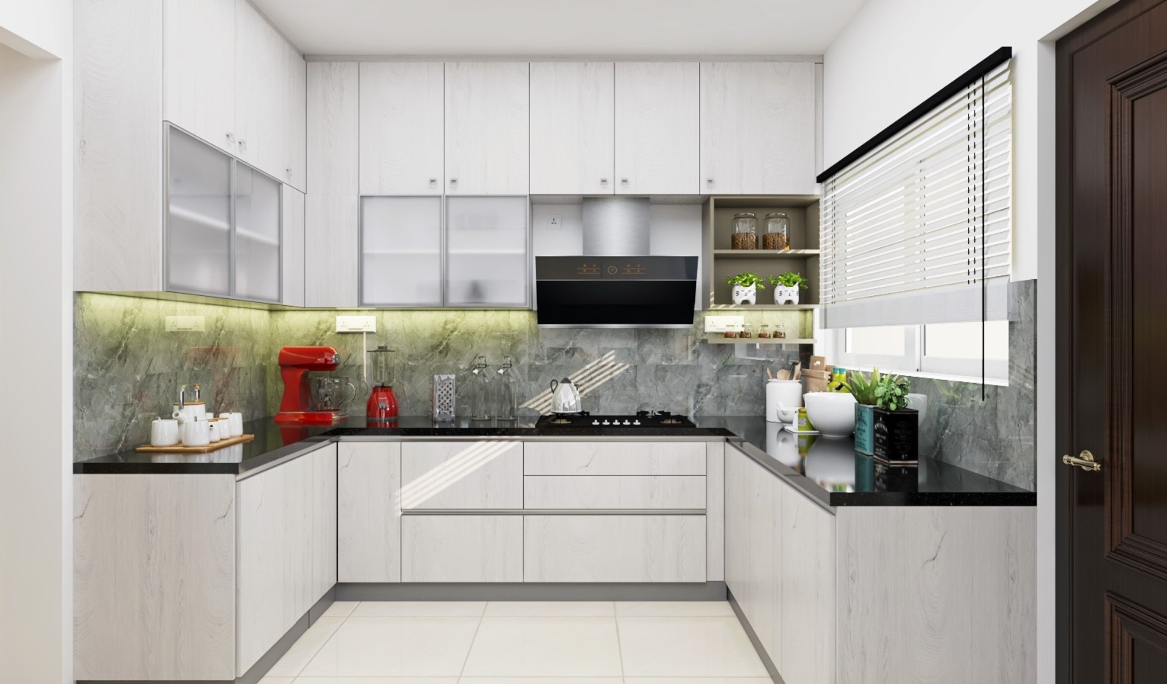 U-Shaped Kitchen Design