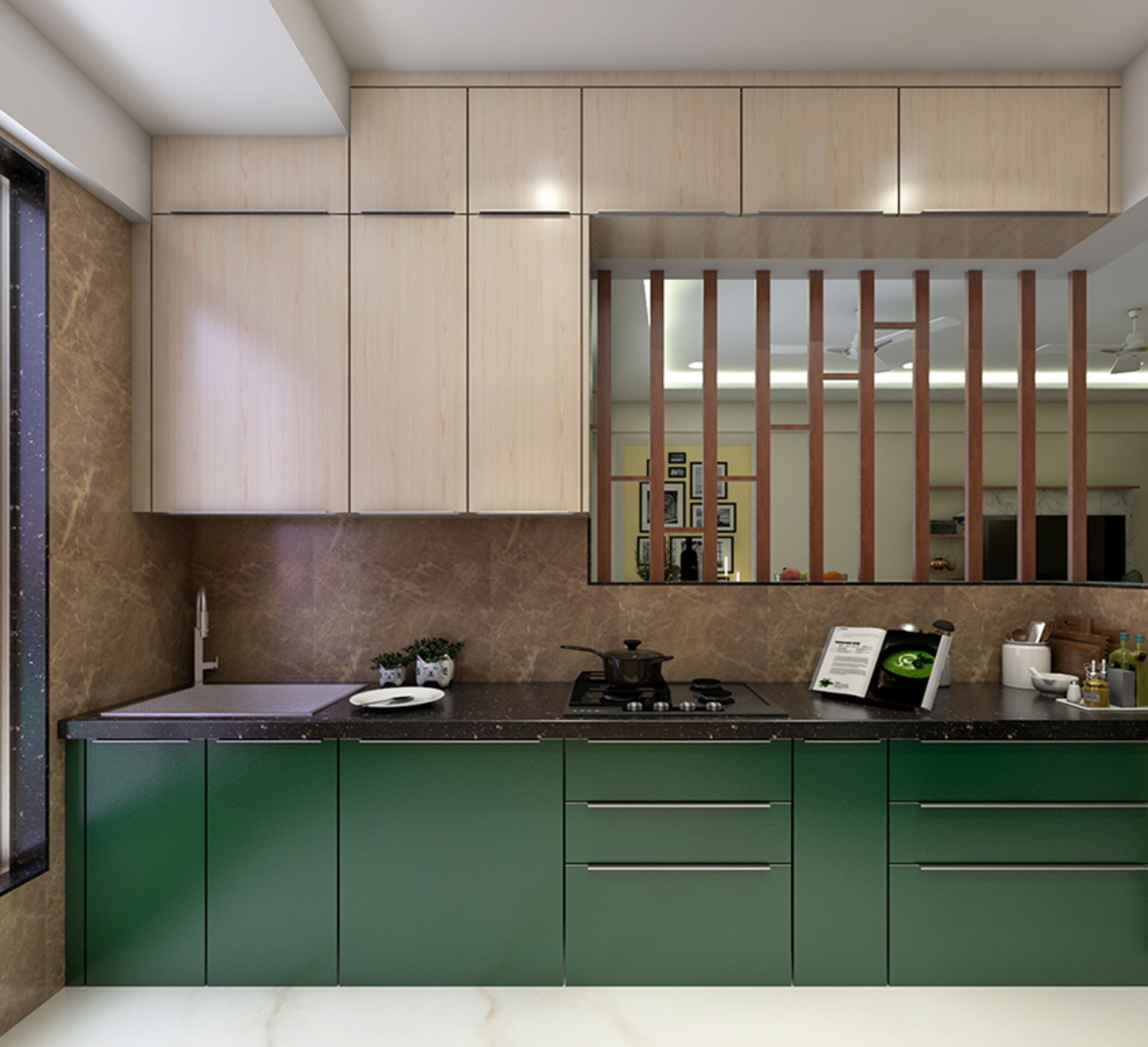 Nature Inspired Parallel Kitchen