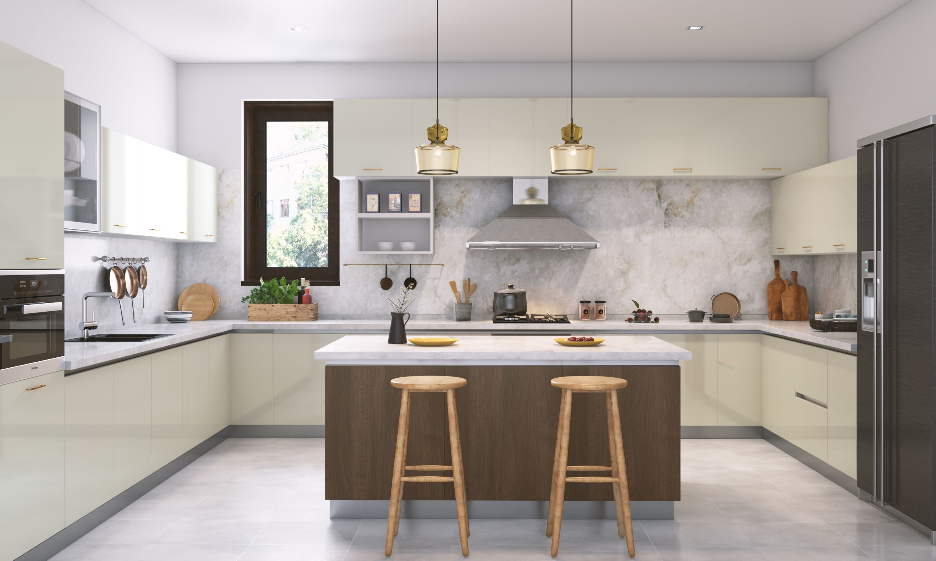 Champagne Modular Kitchen