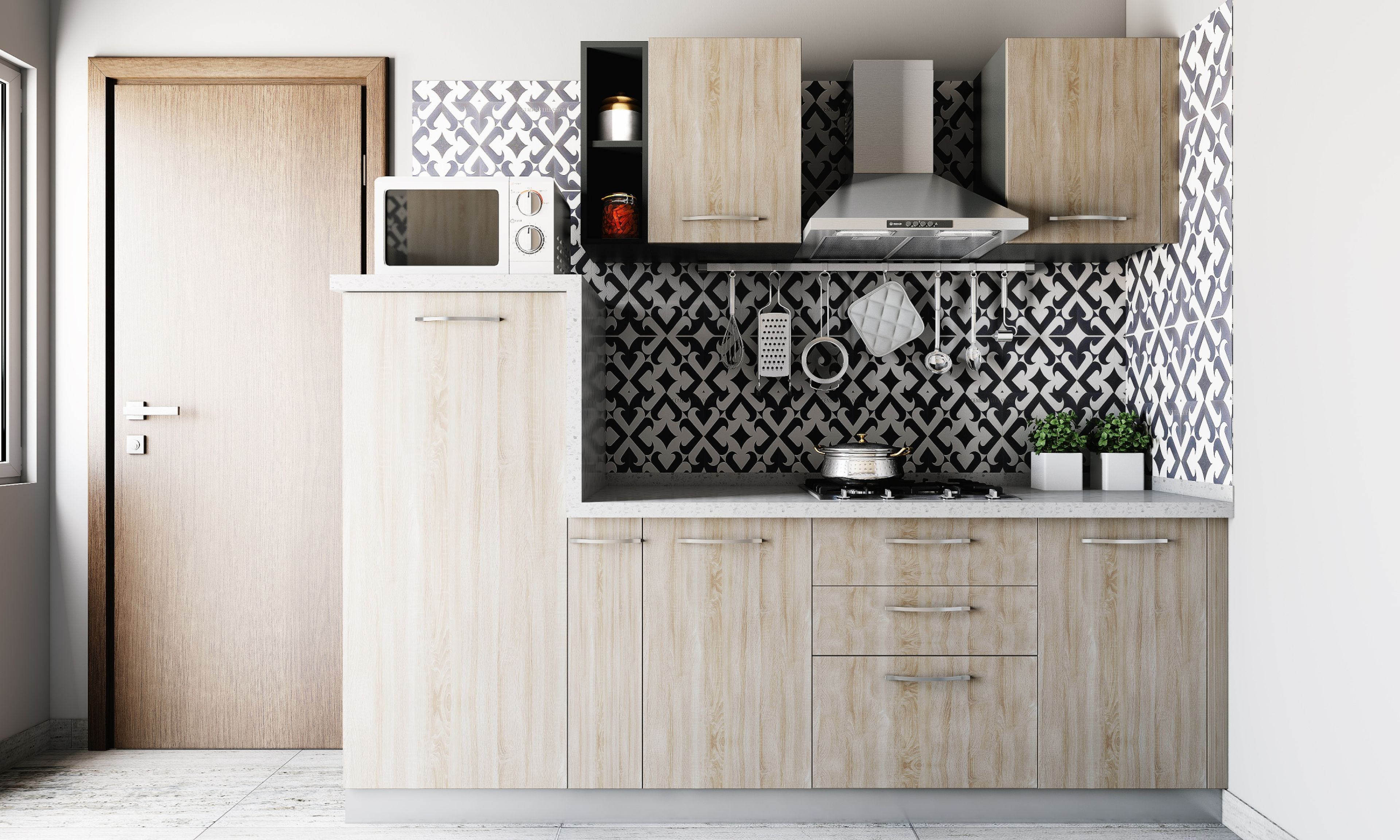 Contemporary Modular Kitchen