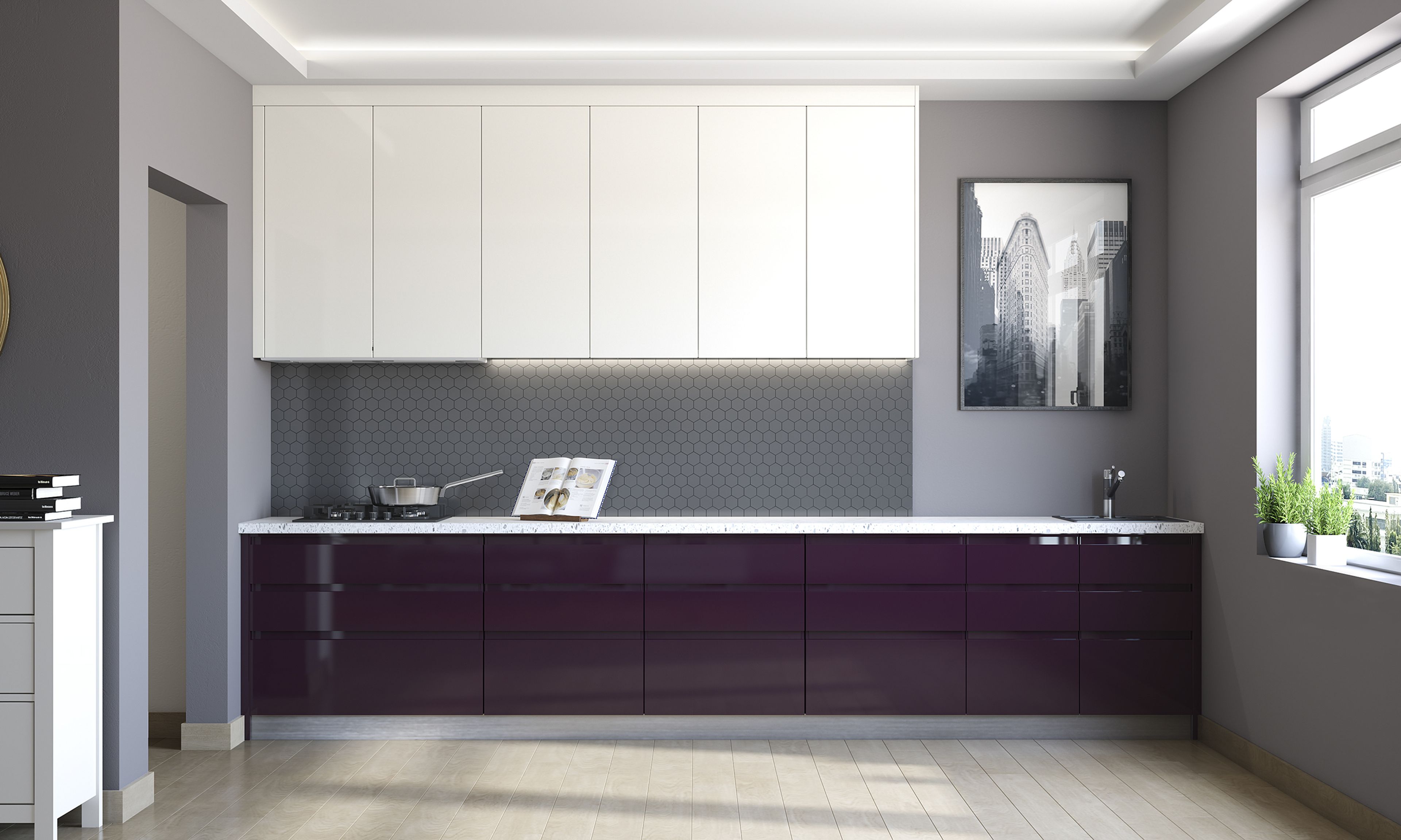 Straight Line Modular Kitchen