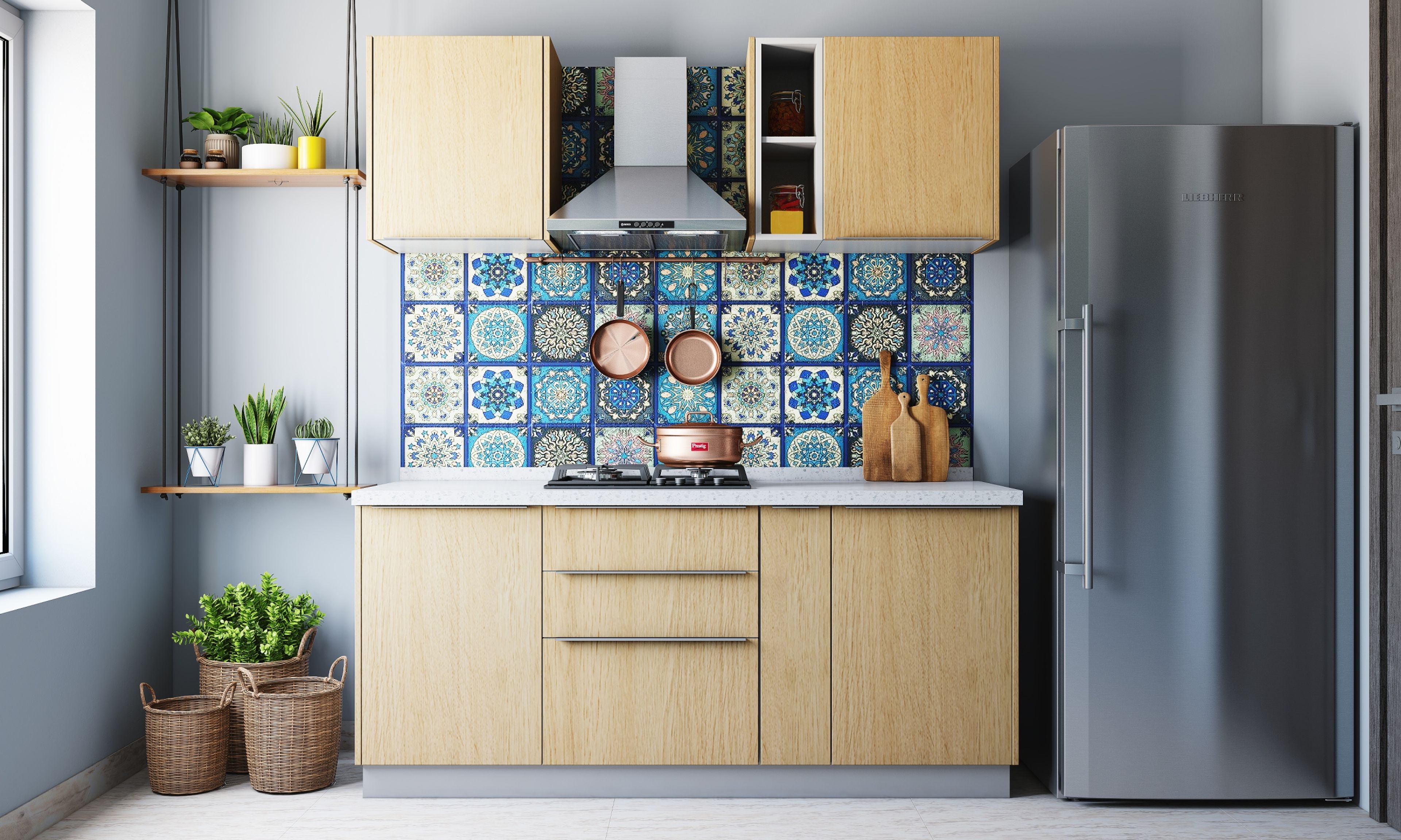 Ergonomic Contemporary Kitchen