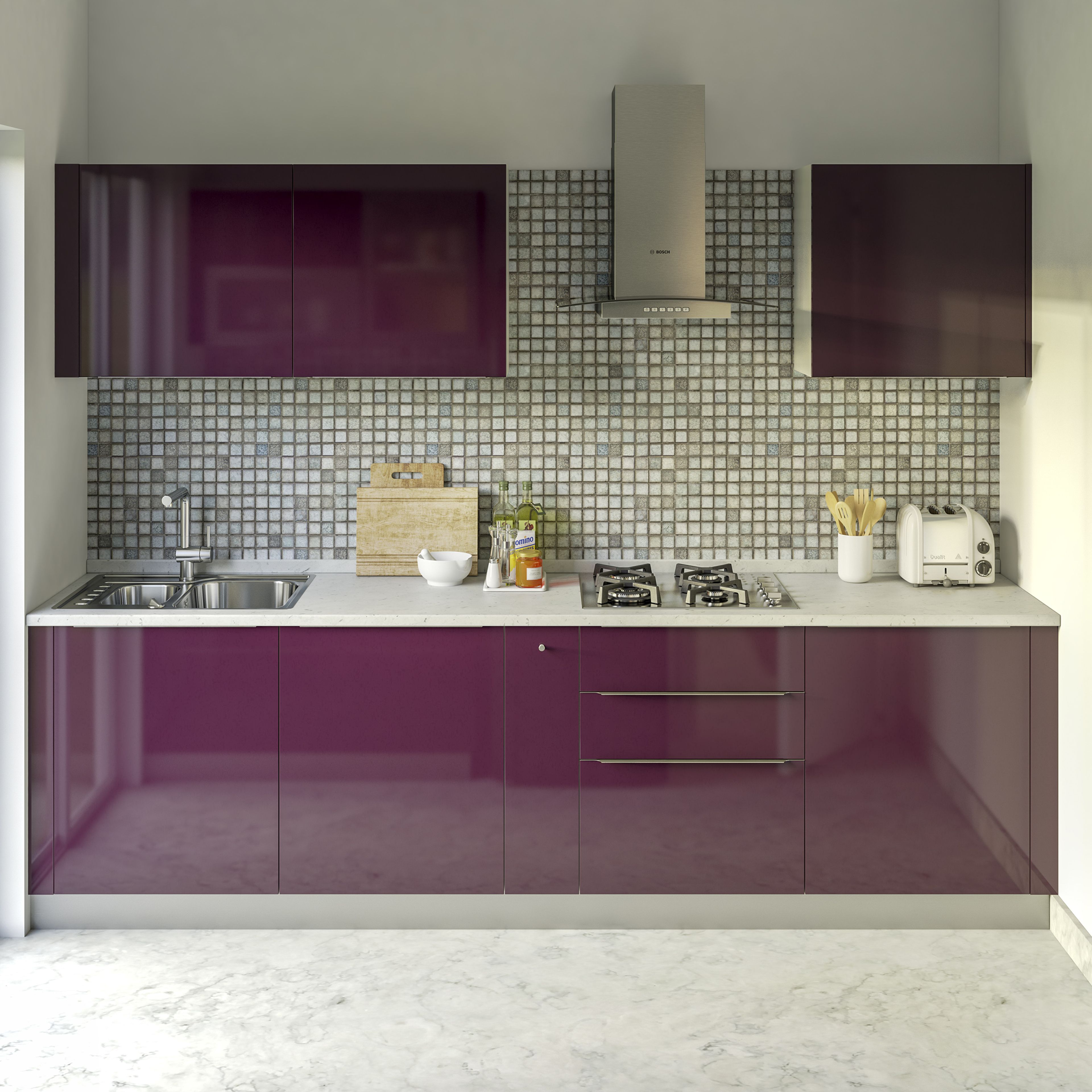 Parallel Modern Kitchen