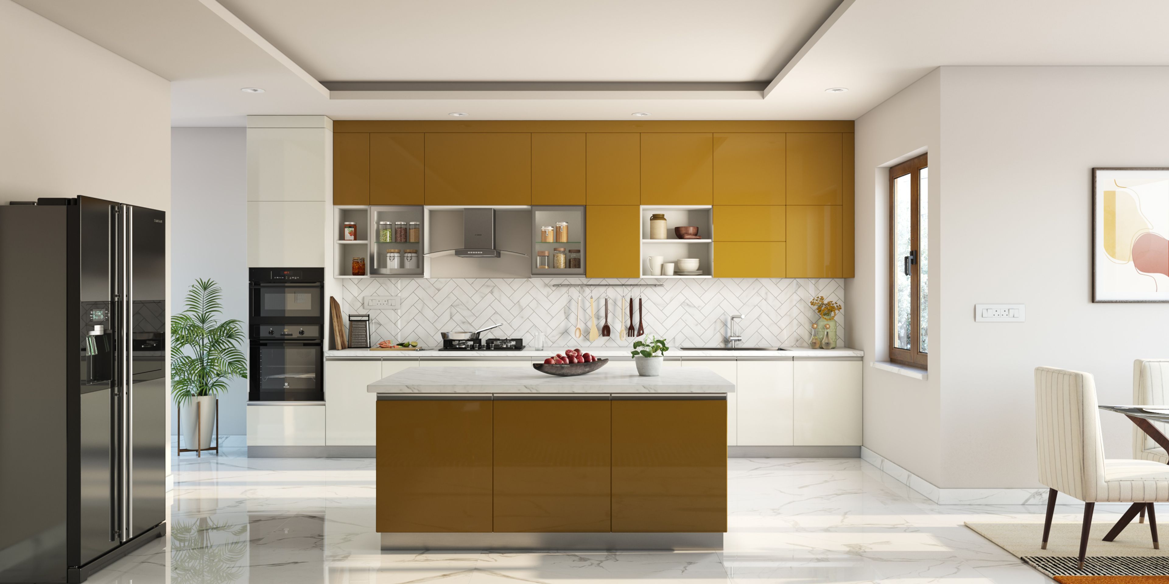 Large Island Kitchen