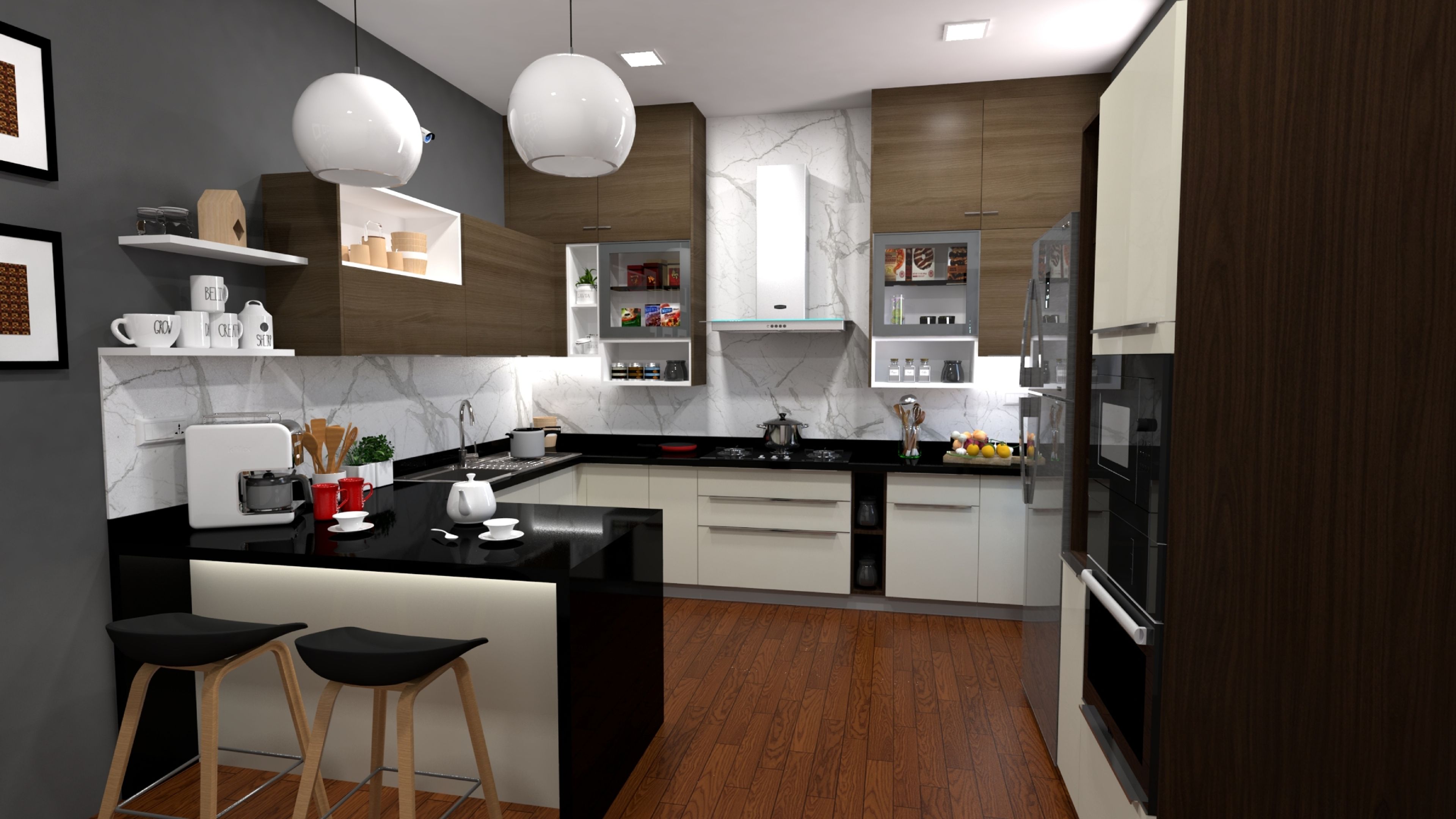 Premium Peninsula Kitchen