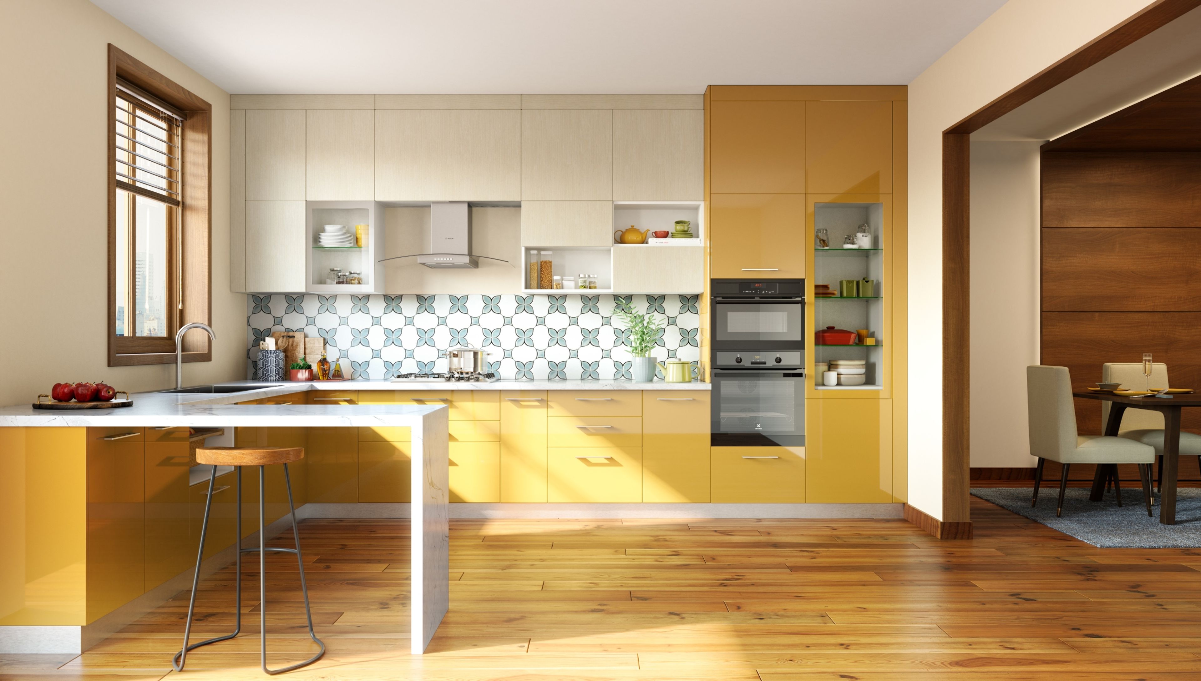 Storage Max Peninsula Kitchen