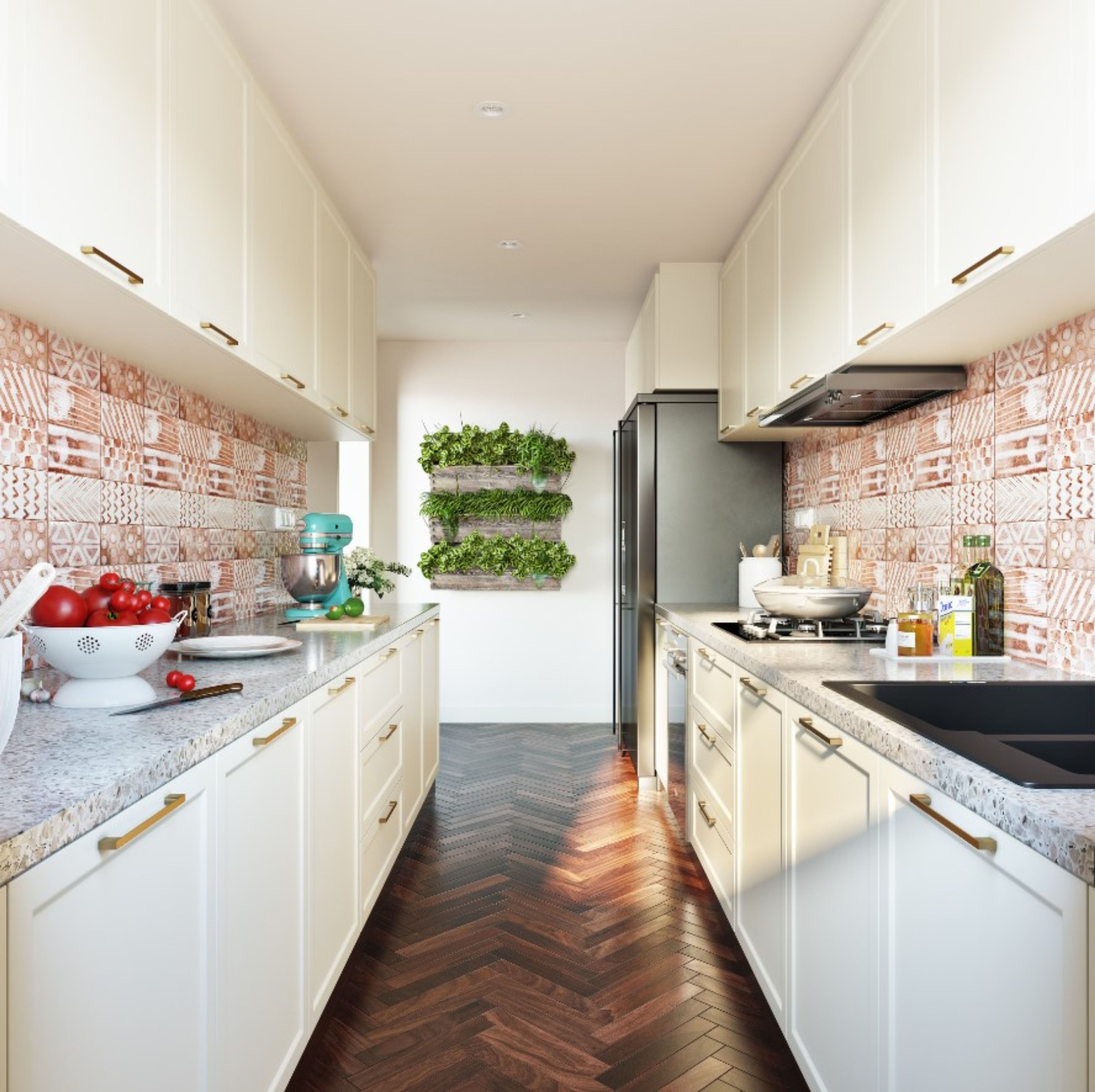 Parallel Modular Kitchen