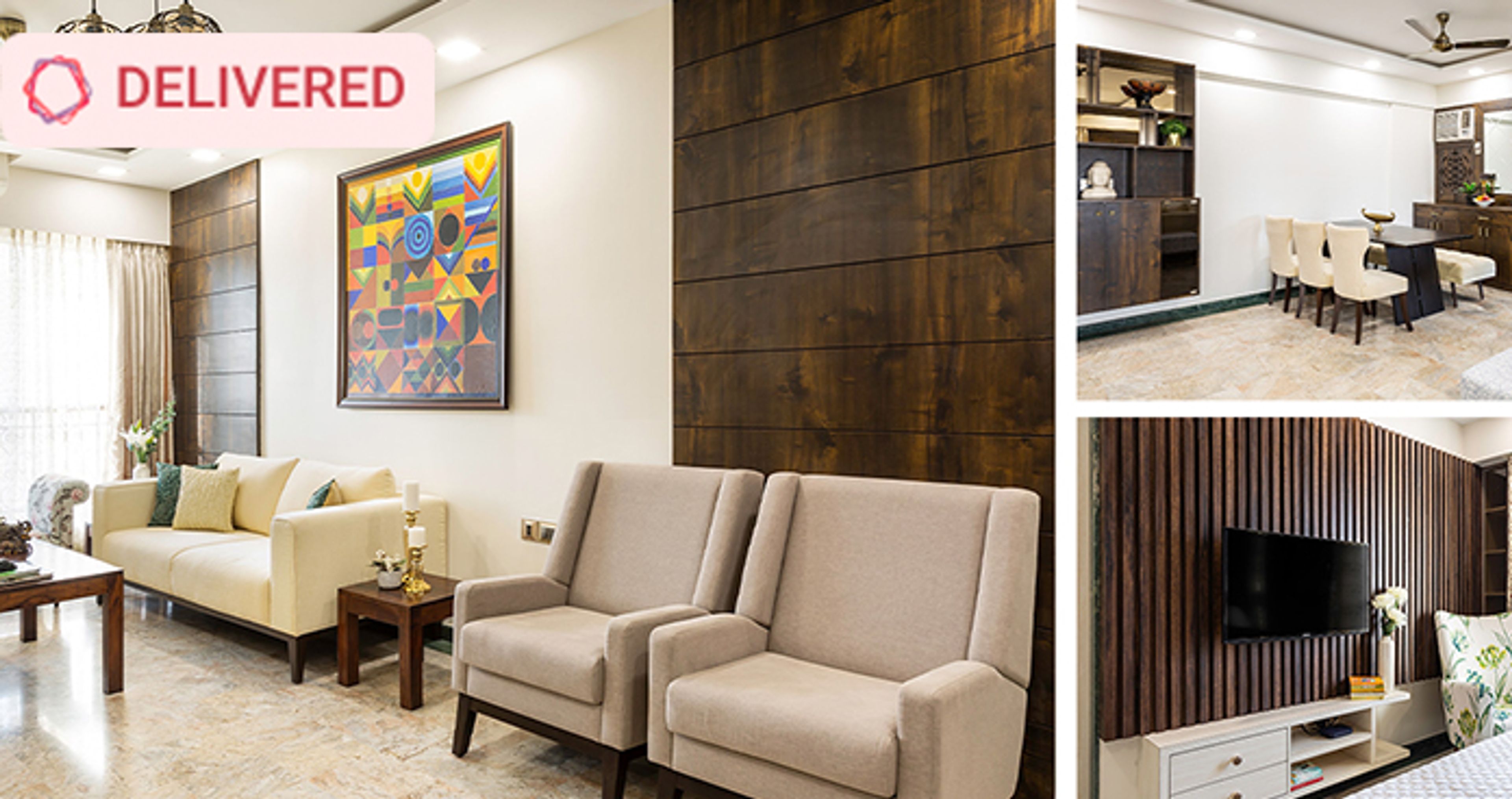 1BHK, 2BHK, 3BHK Home Interior designs by Livspace