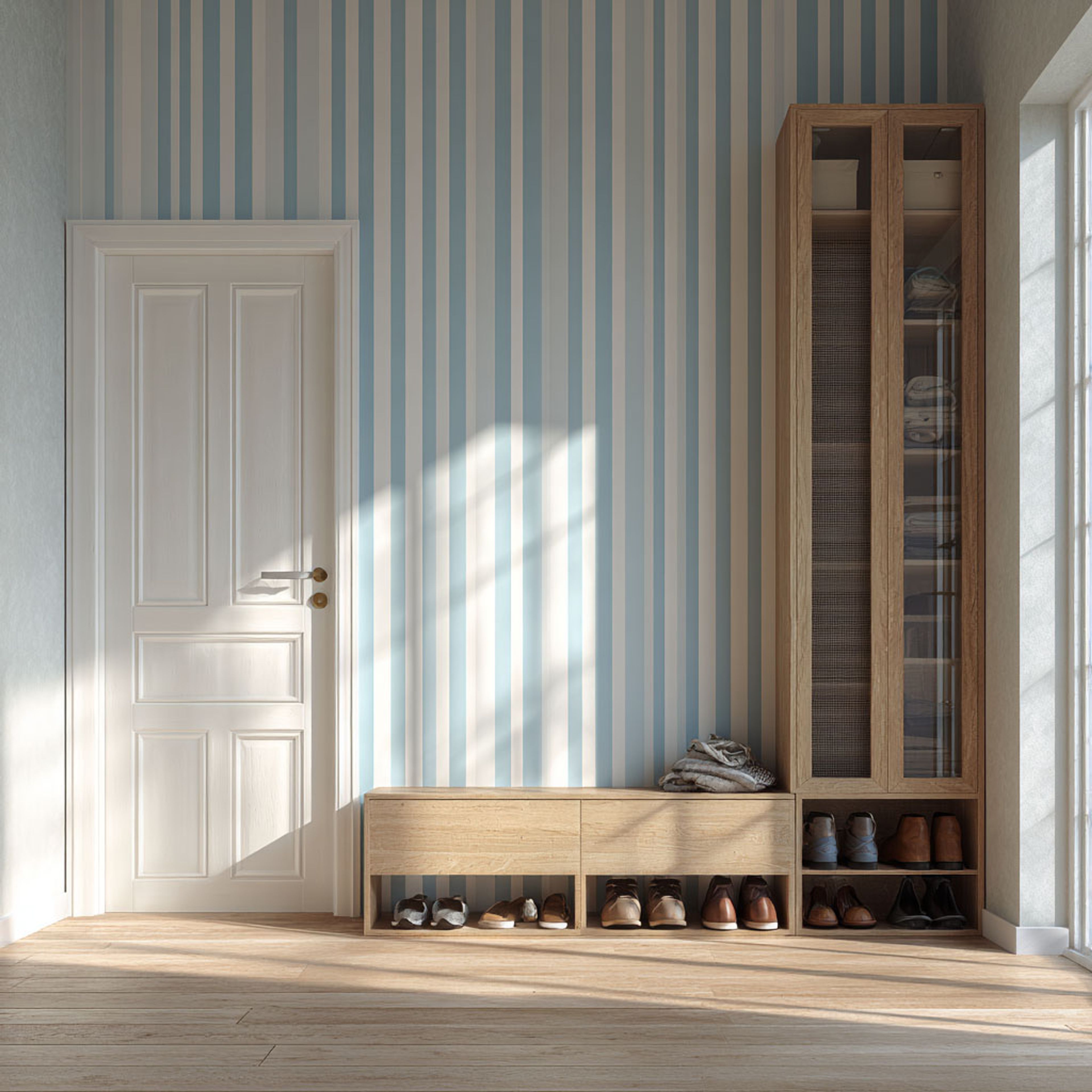 Modern Swing Single Door Design In Matte Finish