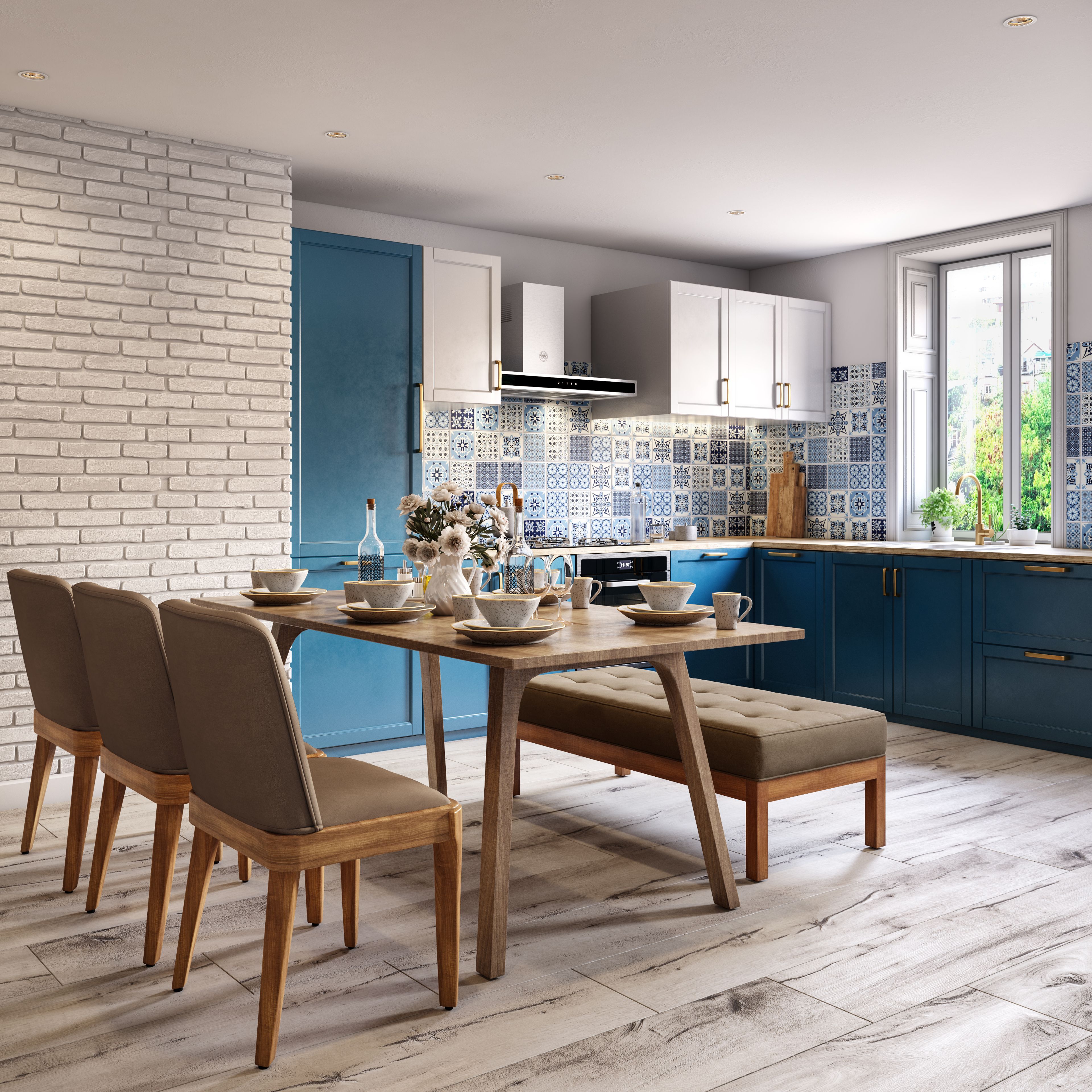 Best 4-Seater Dining Room With Open Dining Area