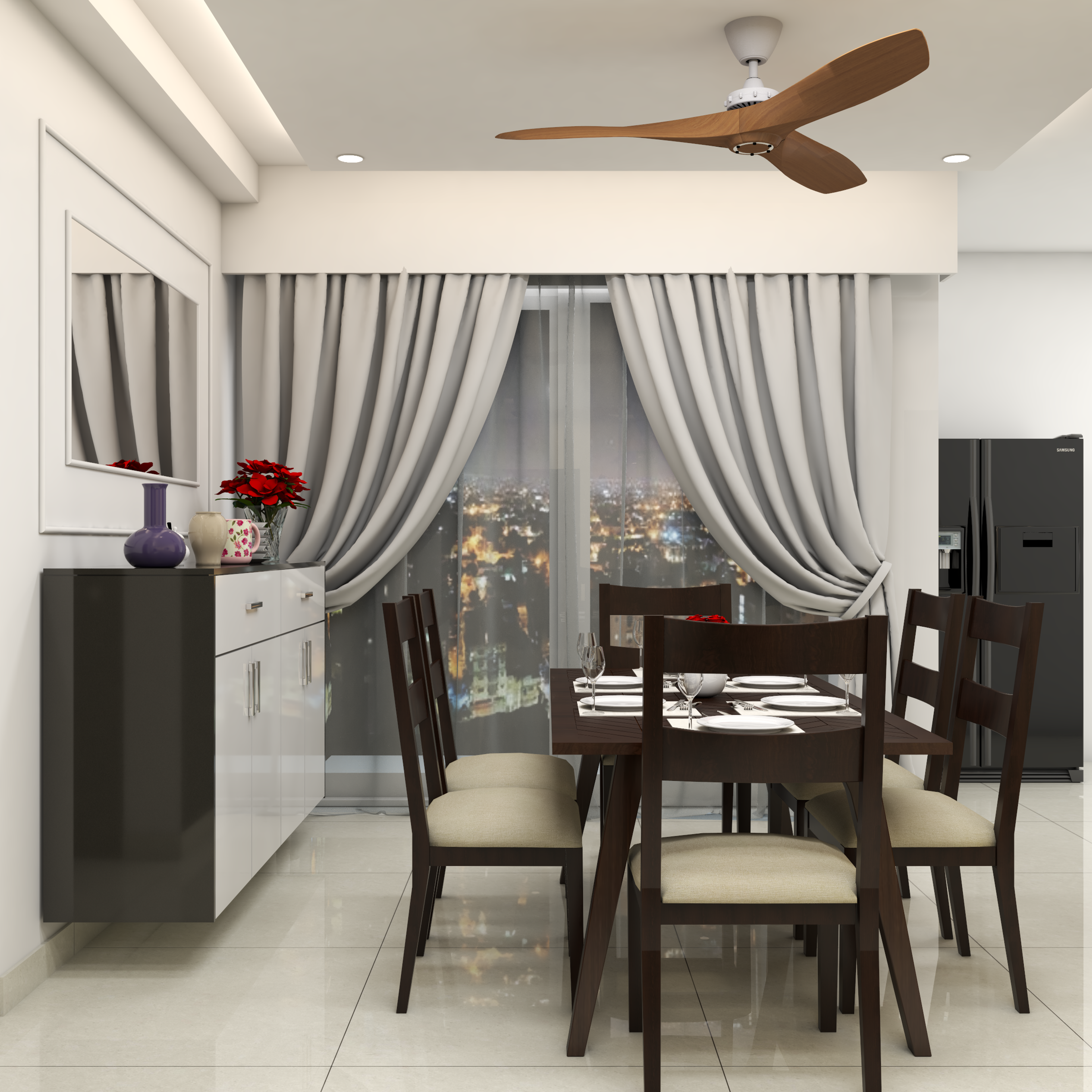 Modern 4-Seater Dining Room