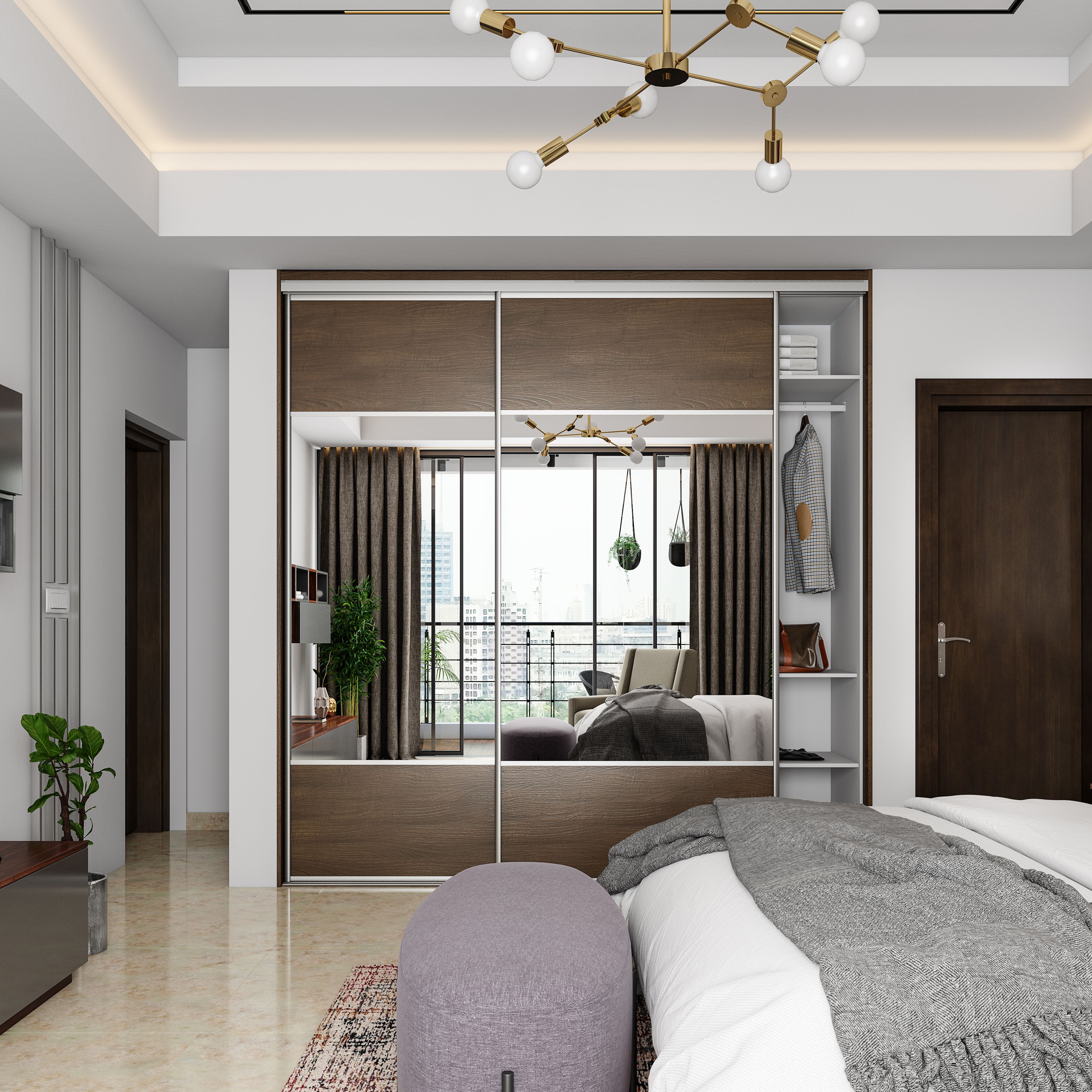 Sliding Floor To Ceiling Wardrobe