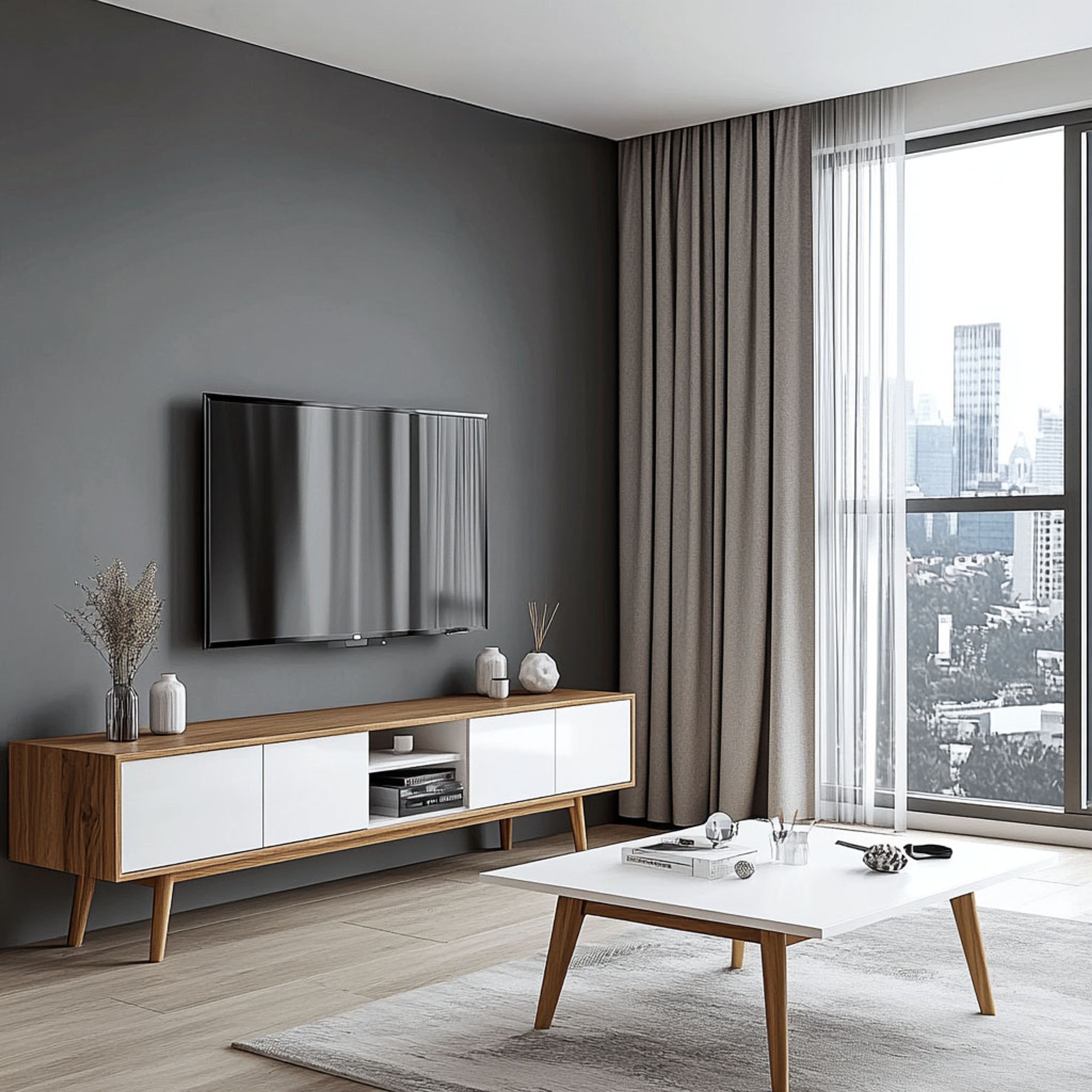 Grey Wall Paint Design