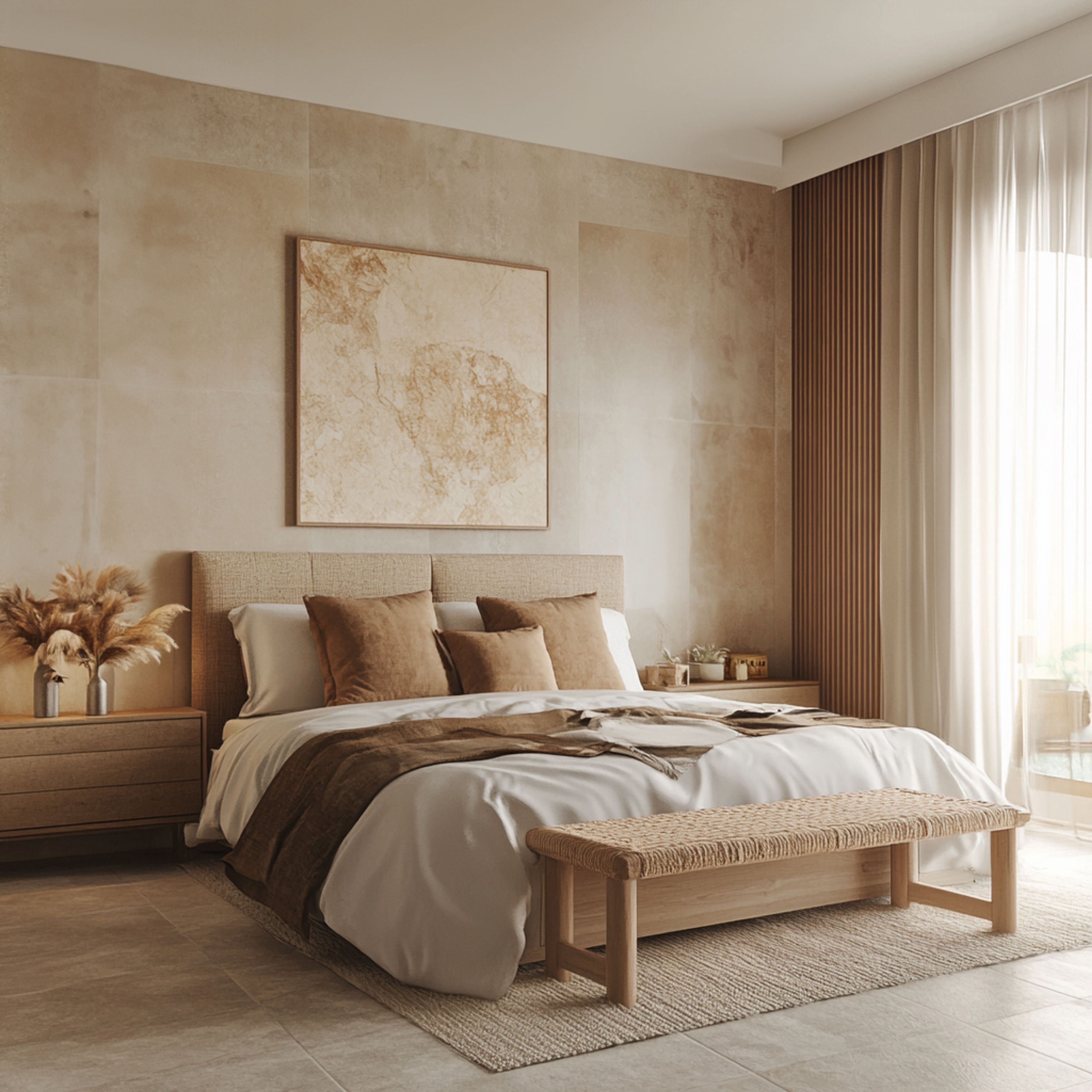 Rattan style bedroom top