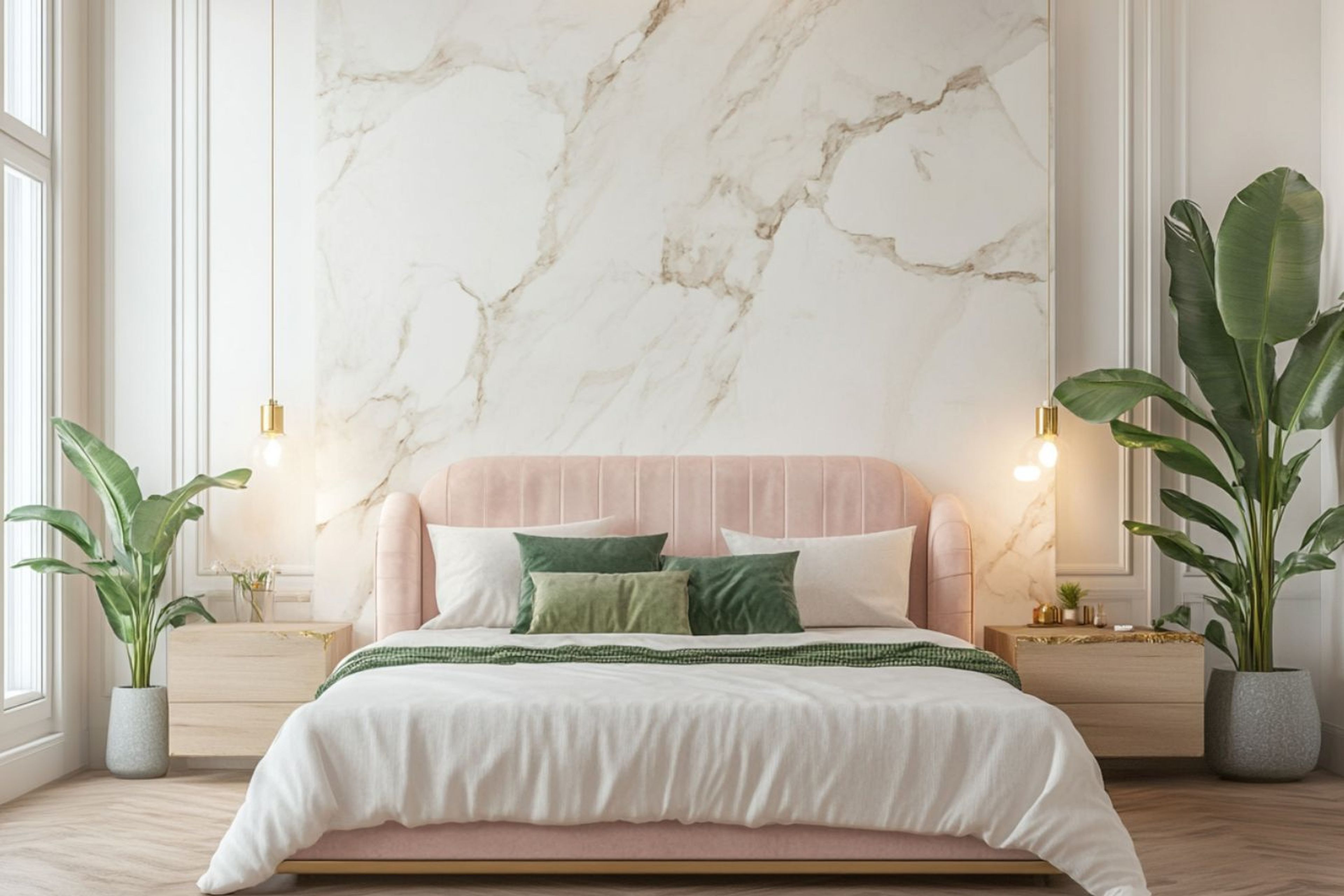 Beige Marble Texture Wallpaper Wall Design