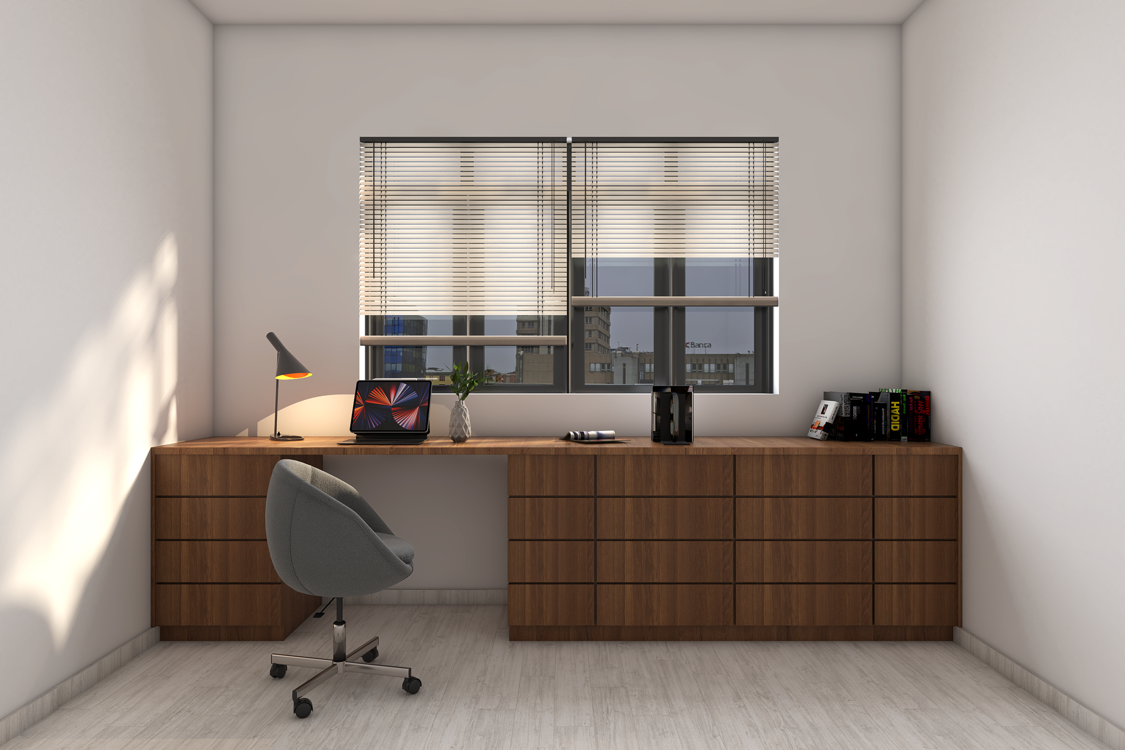 Contemporary Home Office Design - Livspace