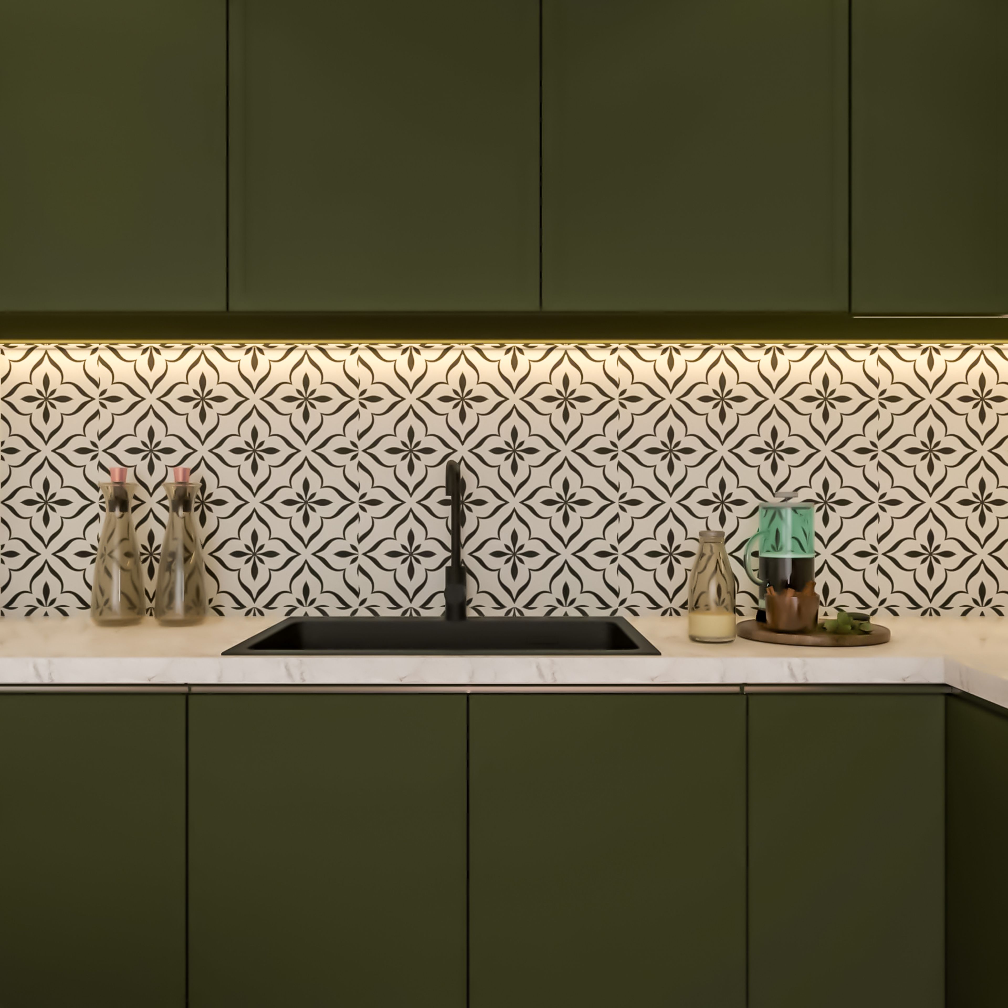 Black Quartz Single Bowl Top Mount Kitchen Sink Design