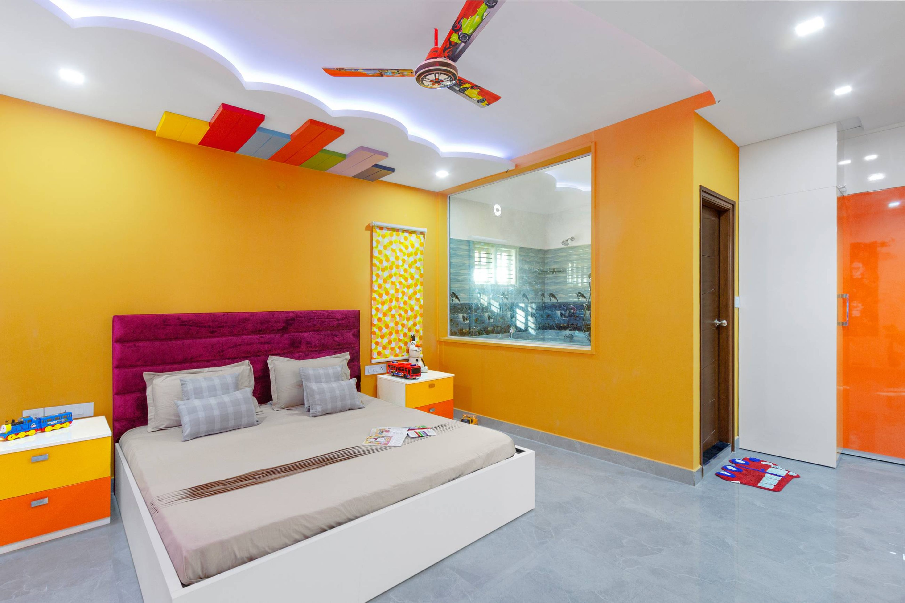 Cloud-Shaped POP Design - Livspace