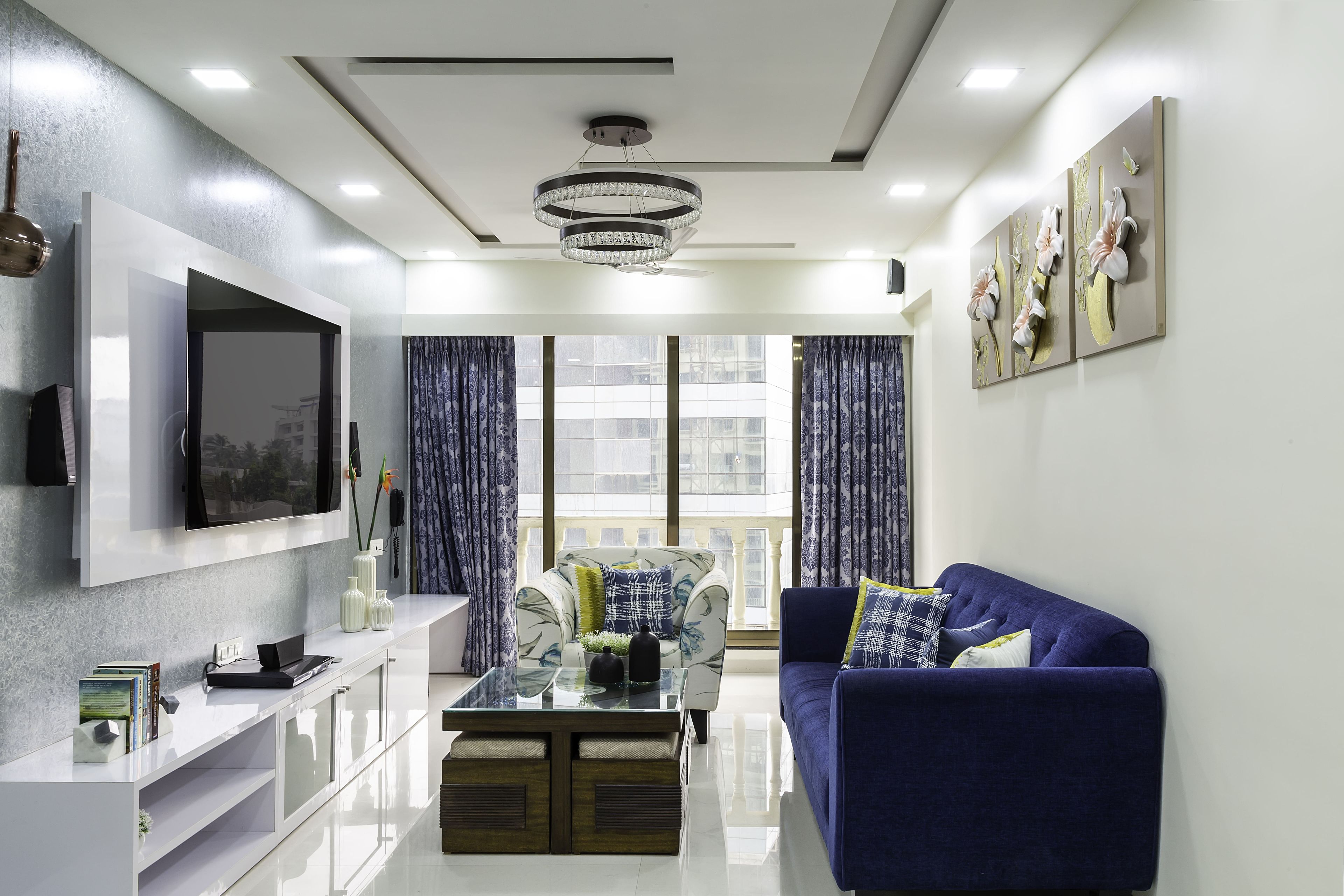 Modern 2-BHK Mumbai Flat - Livspace