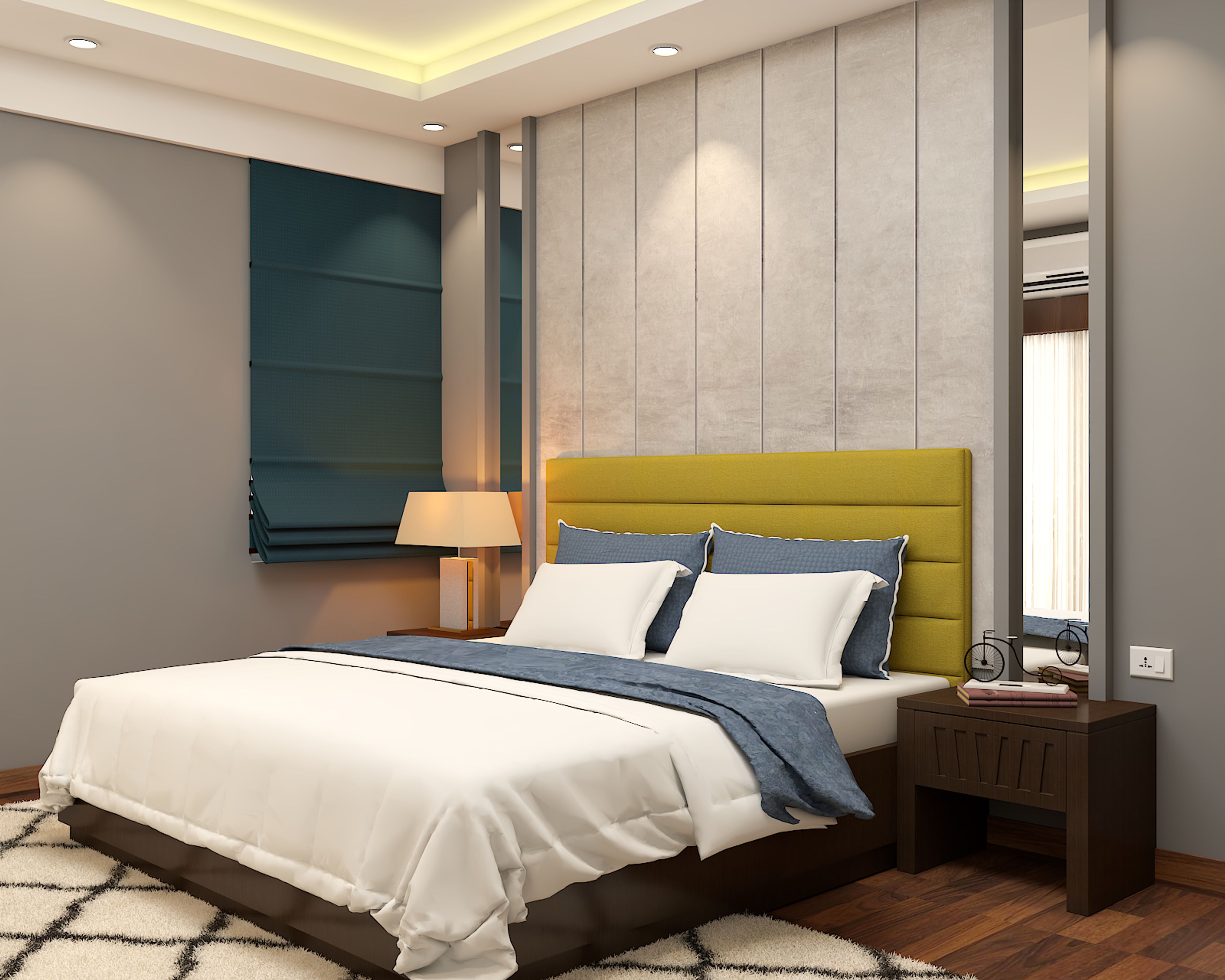 Modern Master Bedroom With Large window