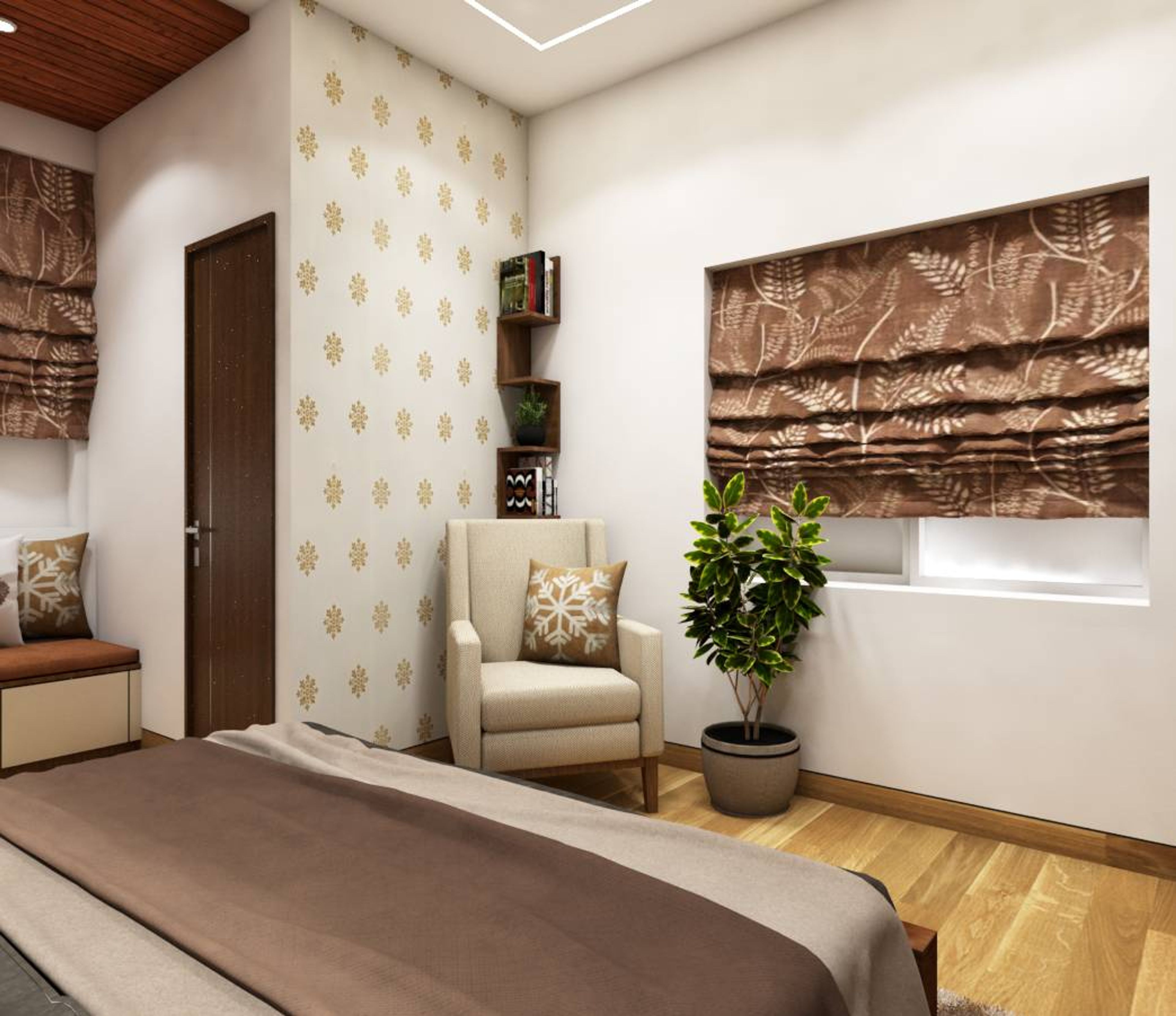 Chic Vintage Design Bedroom - Livspace