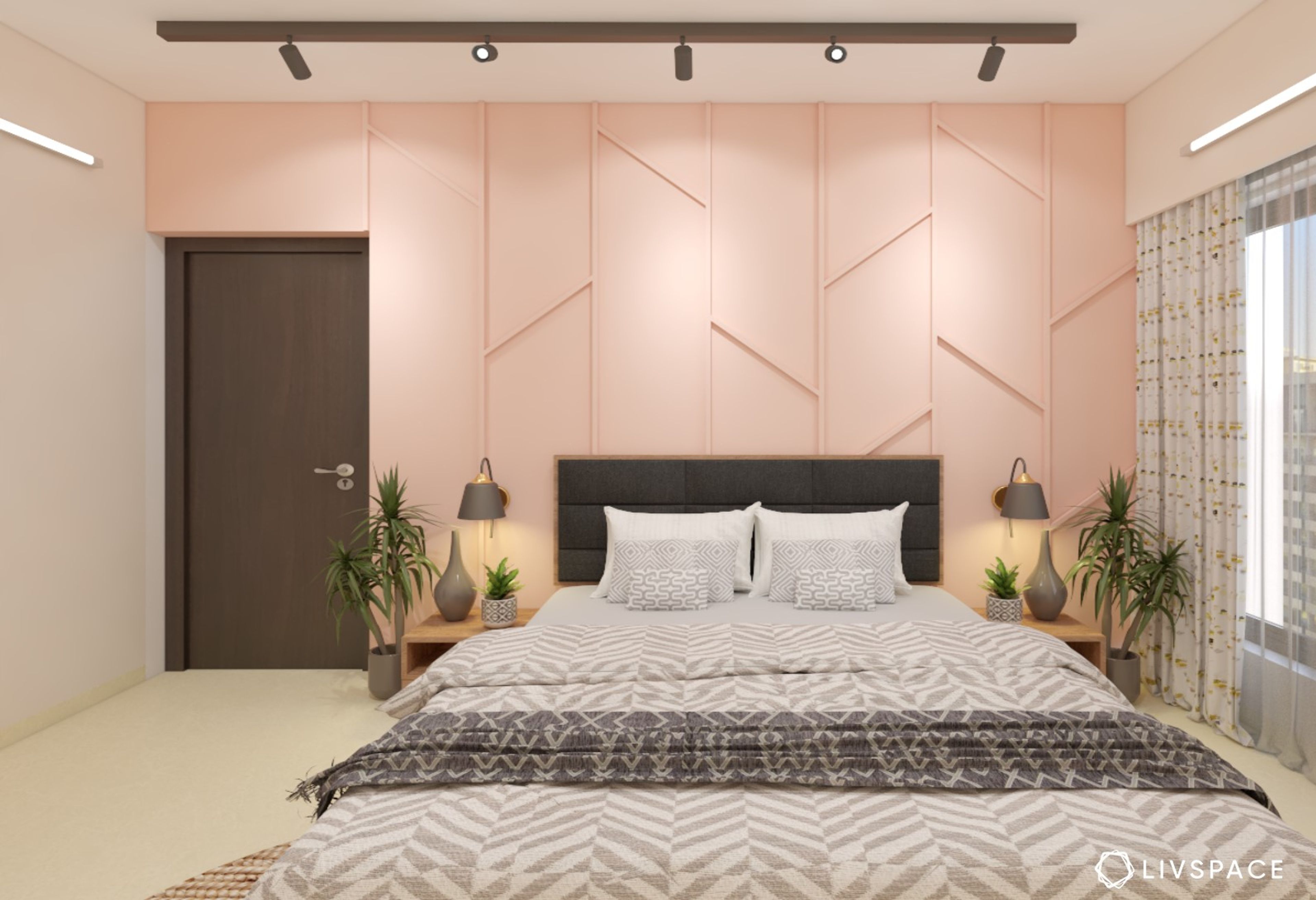 Victorian Style Master Bedroom in Pastel Tones