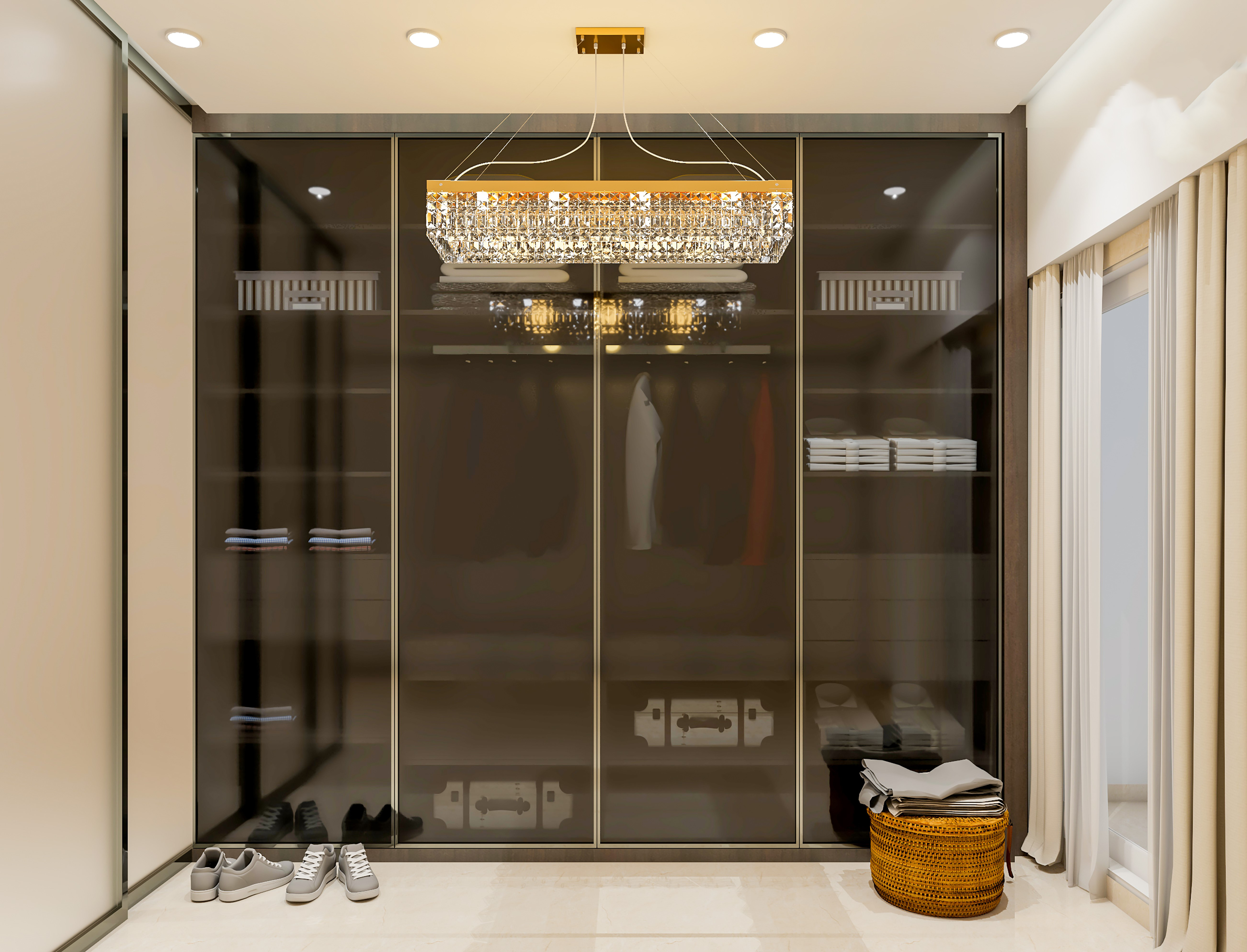 Victorian Multi-Functional Convenient Master Bedroom - Livspace