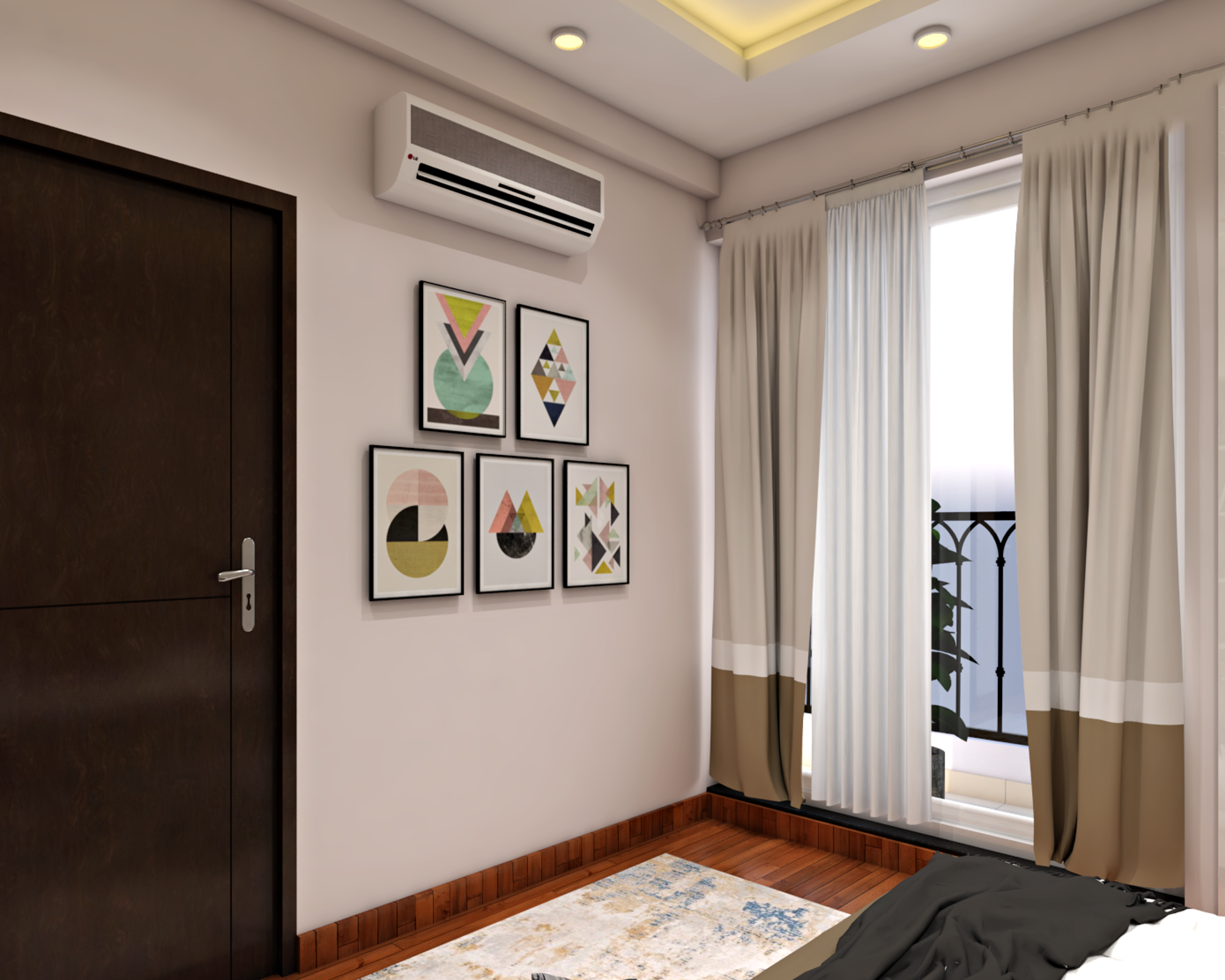 Spacious Charming Bedroom - Livspace