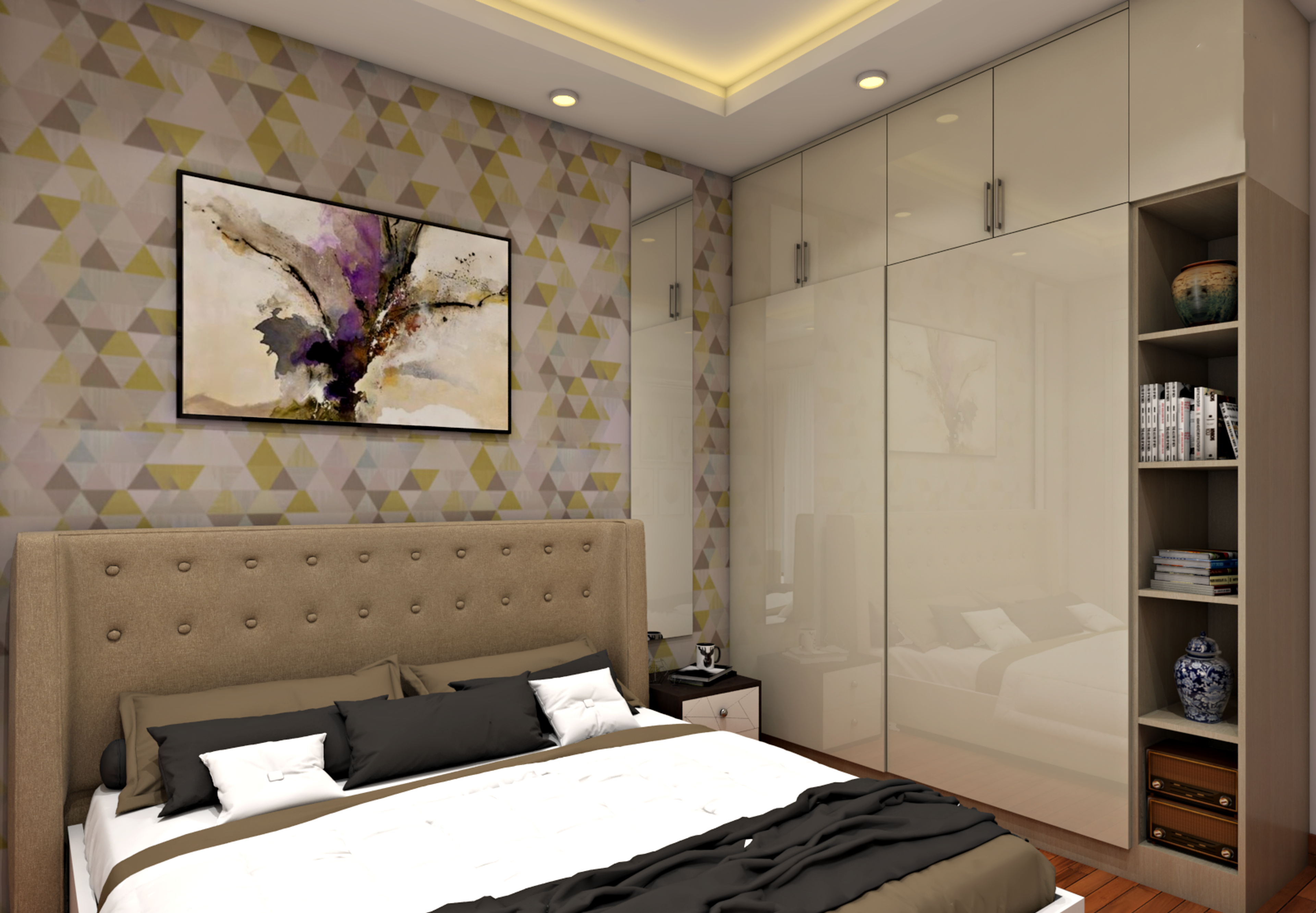 Spacious Charming Bedroom - Livspace