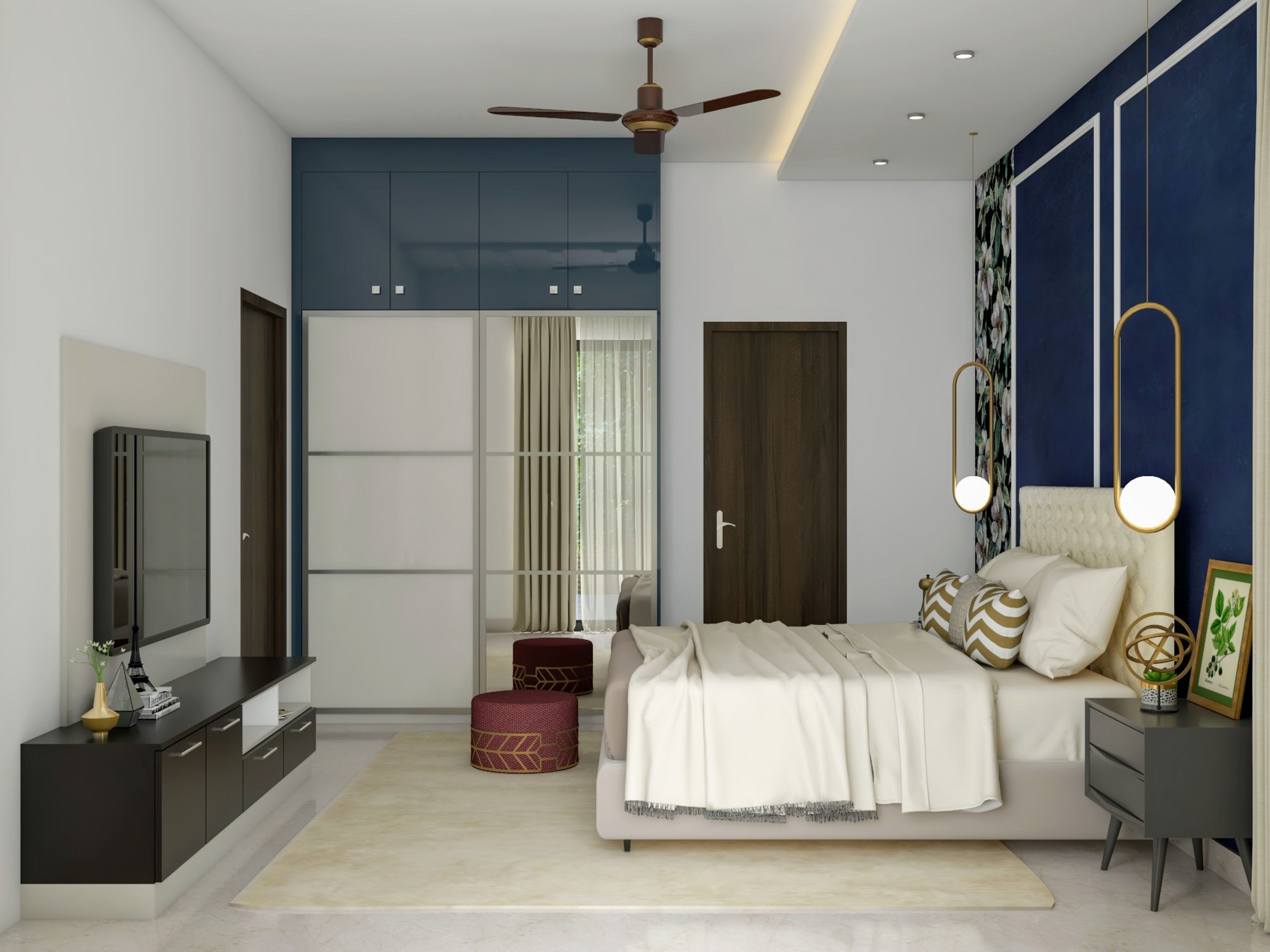 Convenient Spacious Bedroom - Livspace