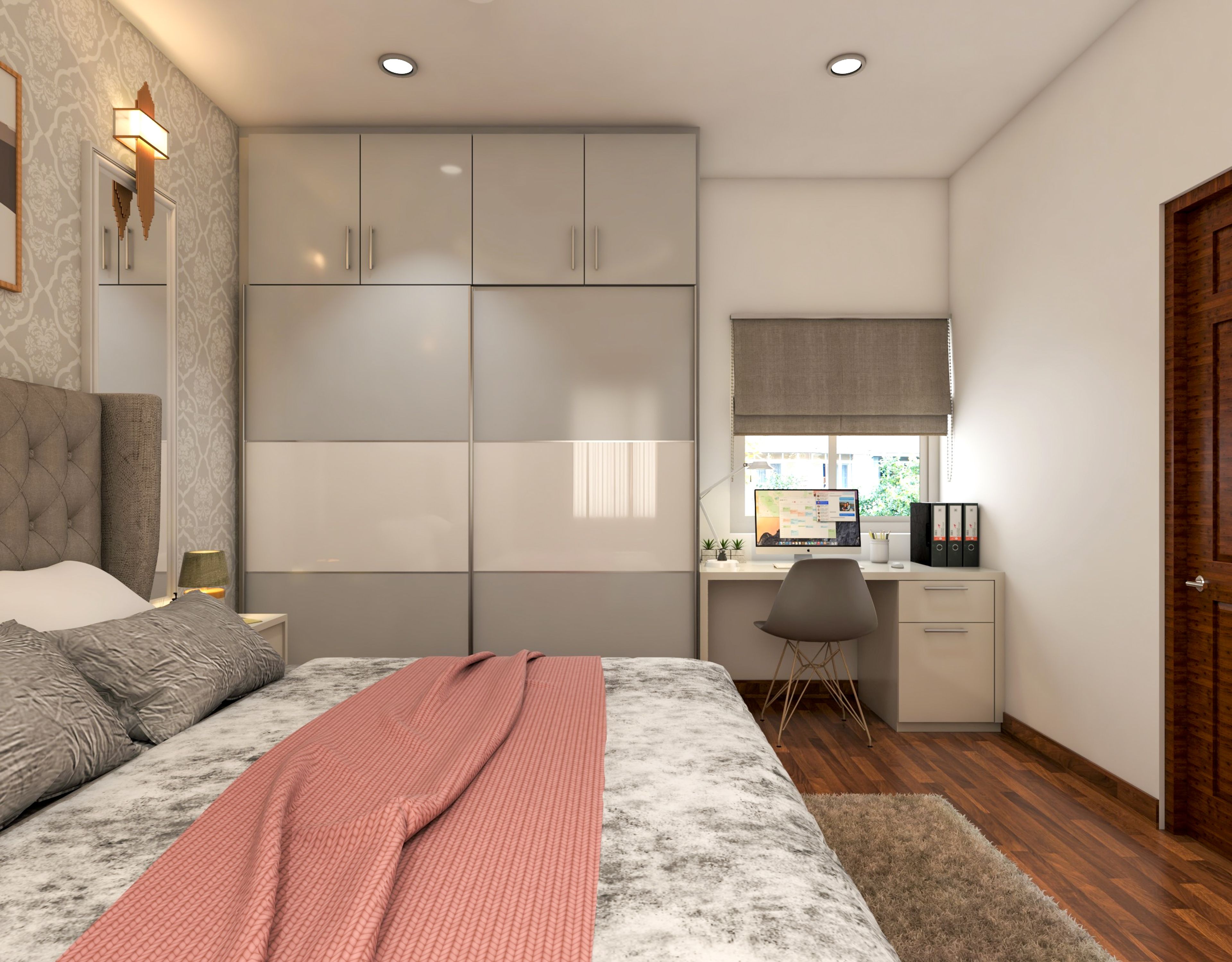 Spacious Convenient Bedroom - Livspace