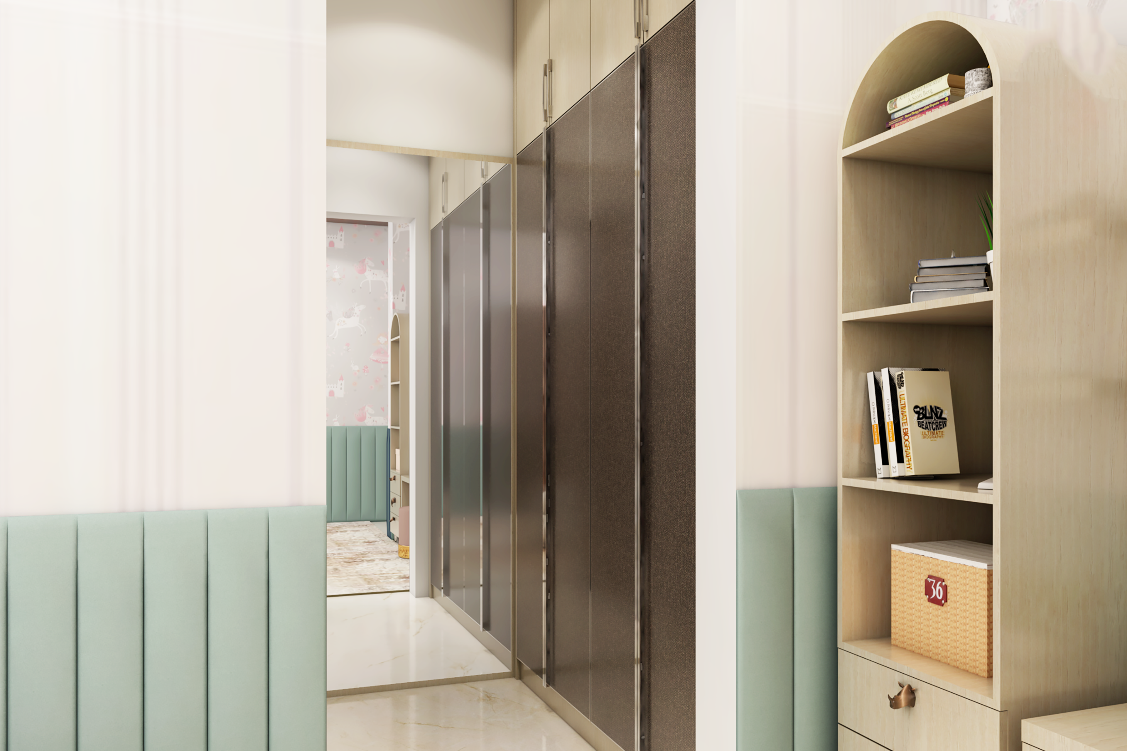 Unique Fun Kid's Bedroom - Livspace