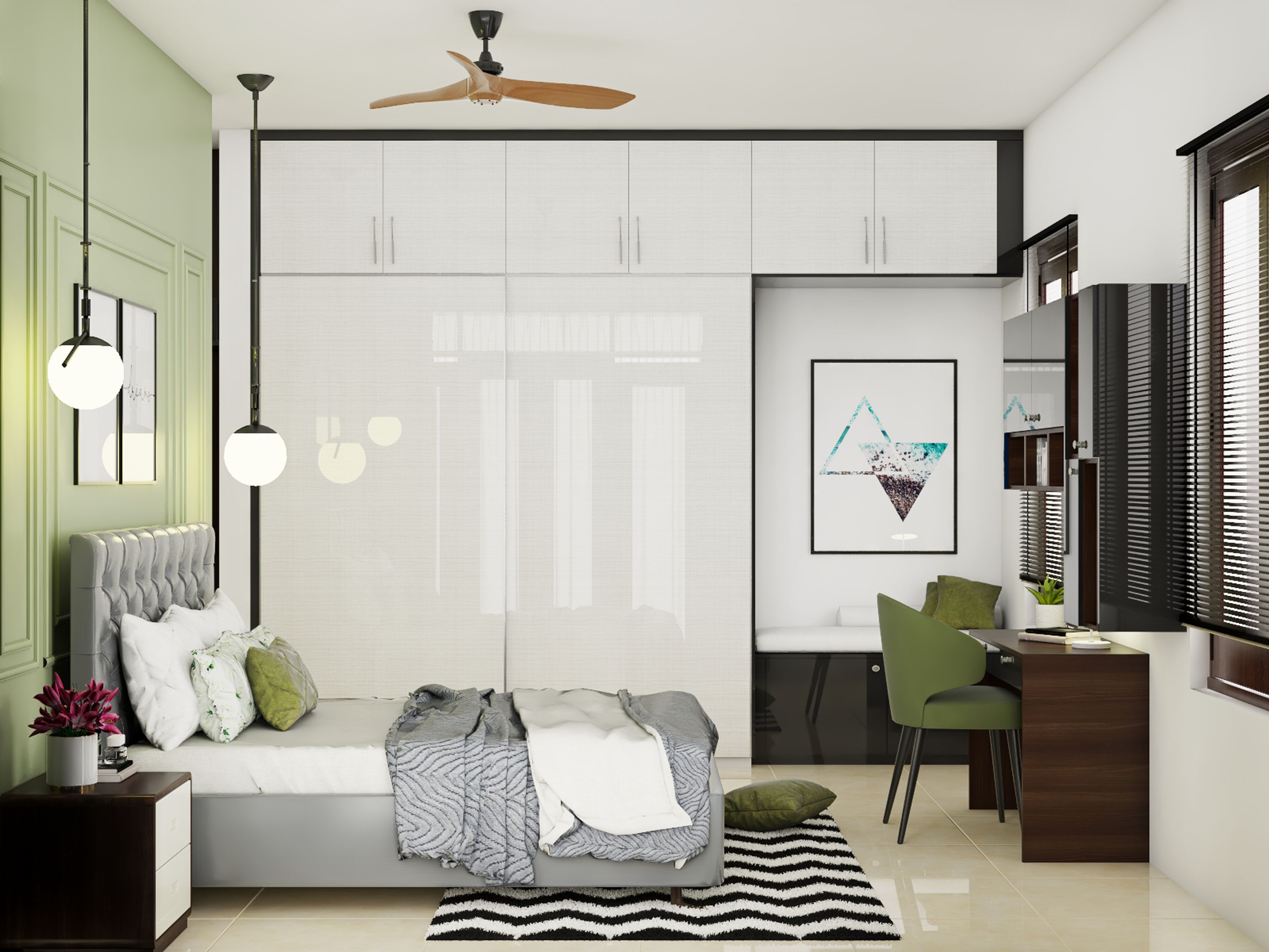 Scandinavian Minimalistic Kid’s Bedroom Livspace