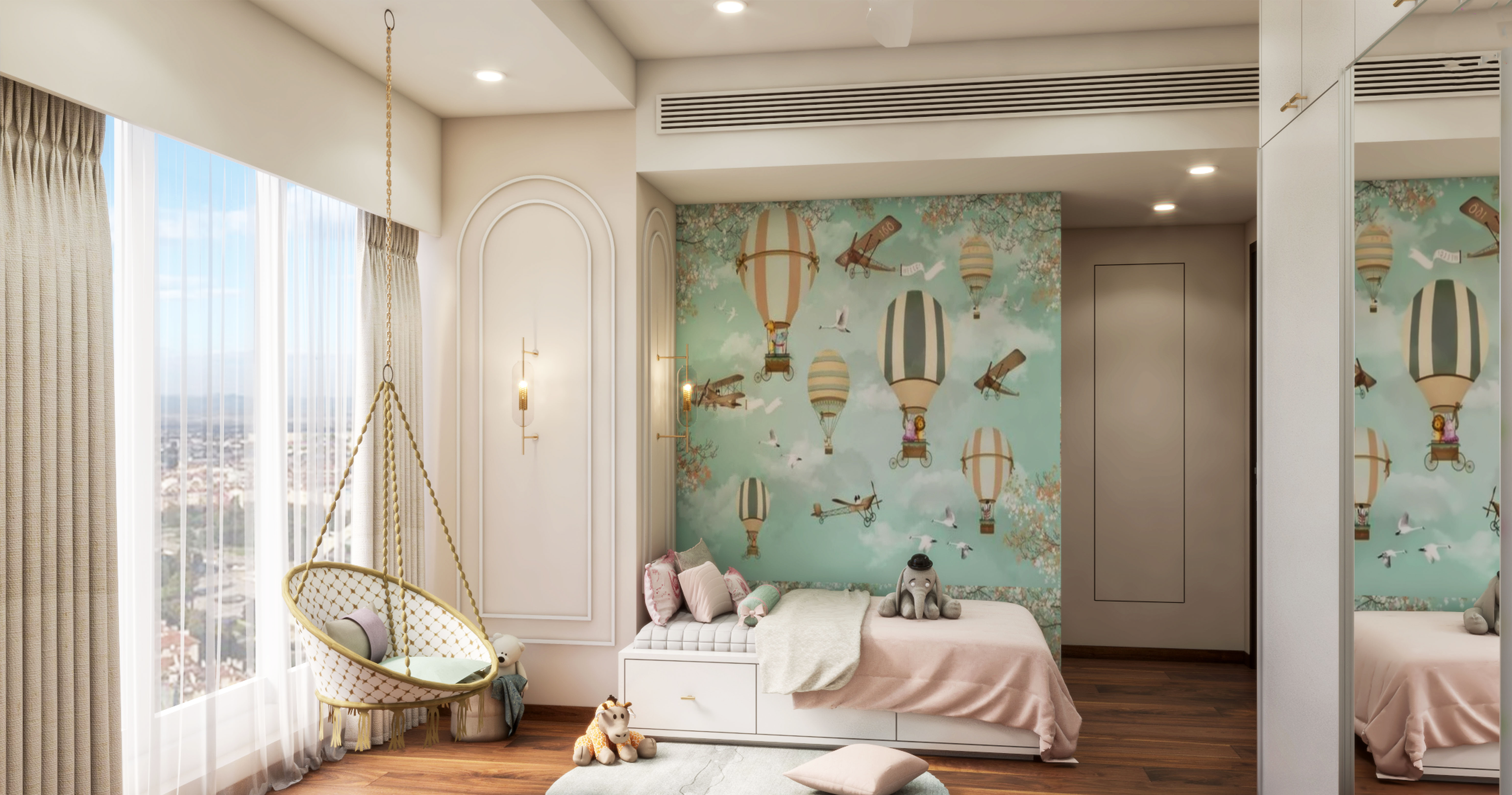 Small Kid's Bedroom For Young Girls