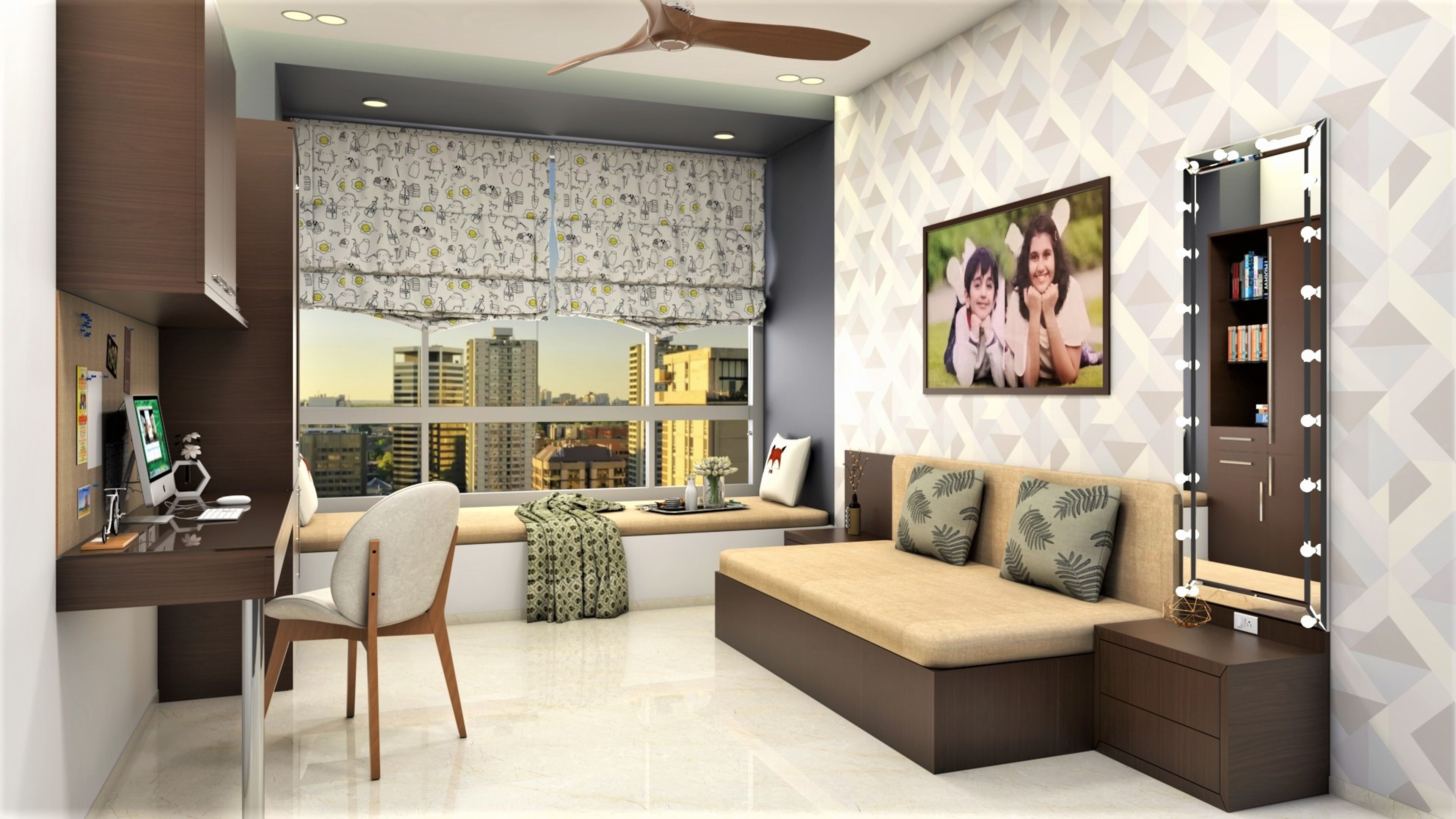 Classic Study Room Ideas For Kid's Bedroom